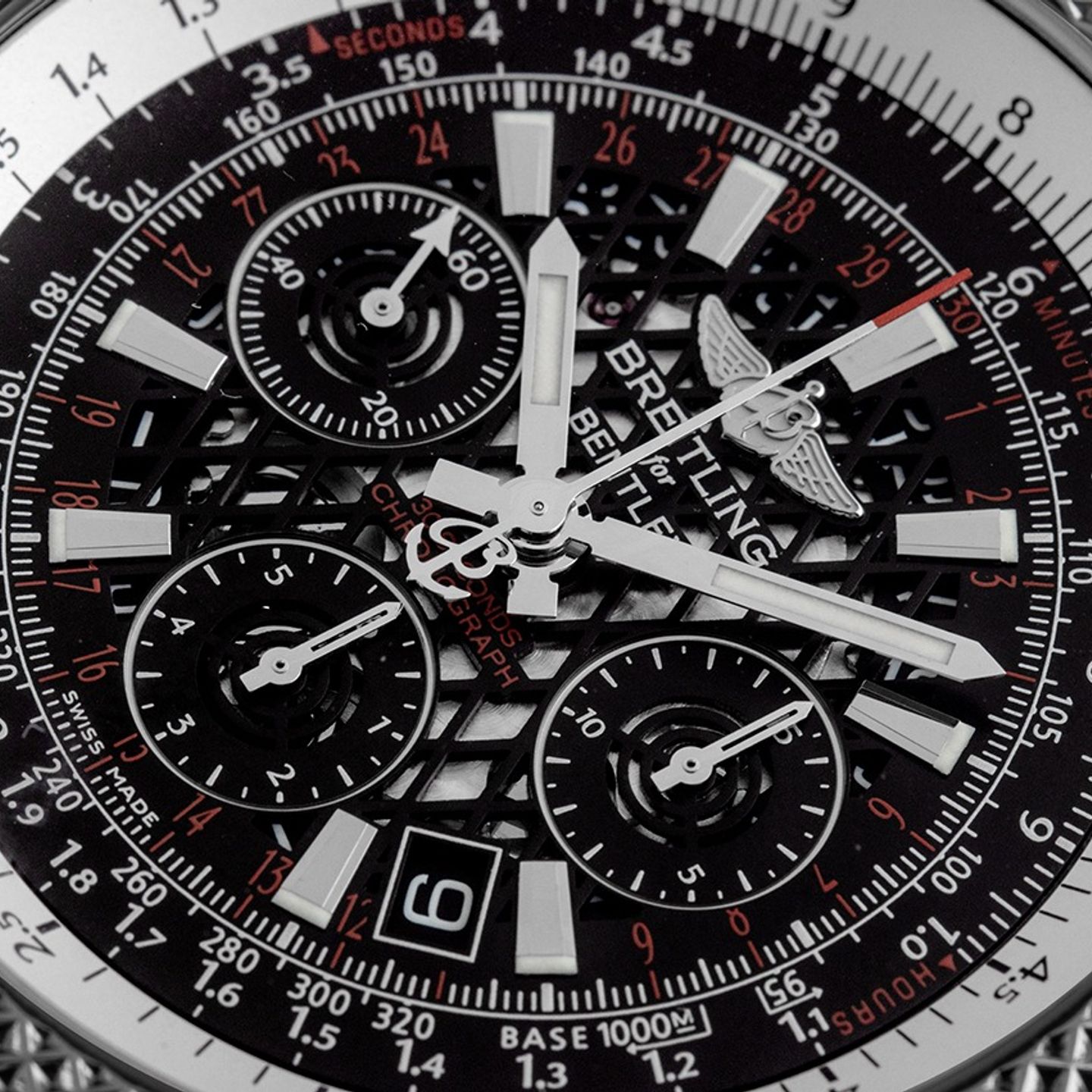 Breitling Bentley B06 AB061112/BC42 (2018) - Black dial 49 mm Steel case (3/7)