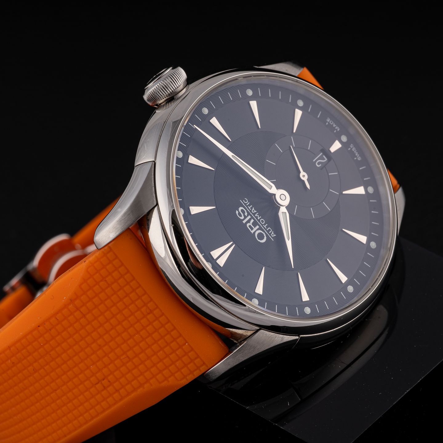 Oris Artelier Small Second 01 623 7582 4051-07 5 21 48 (Unknown (random serial)) - Silver dial 40 mm Steel case (5/8)