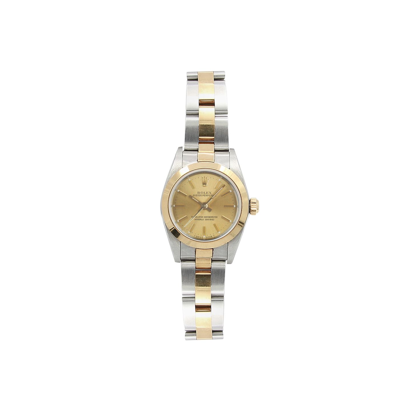 Rolex Oyster Perpetual 76183 (Onbekend (willekeurig serienummer)) - Goud/Staal (2/5)