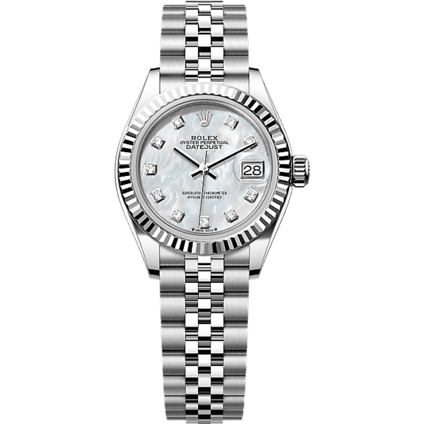 Rolex Lady-Datejust 279174 (2025) - Pearl dial 28 mm Steel case (1/1)