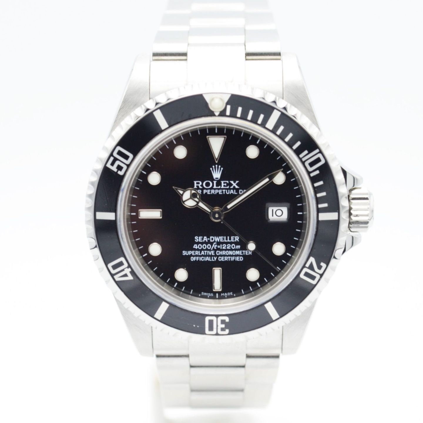 Rolex Sea-Dweller 4000 16600 (2007) - Zwart wijzerplaat 40mm Staal (1/7)