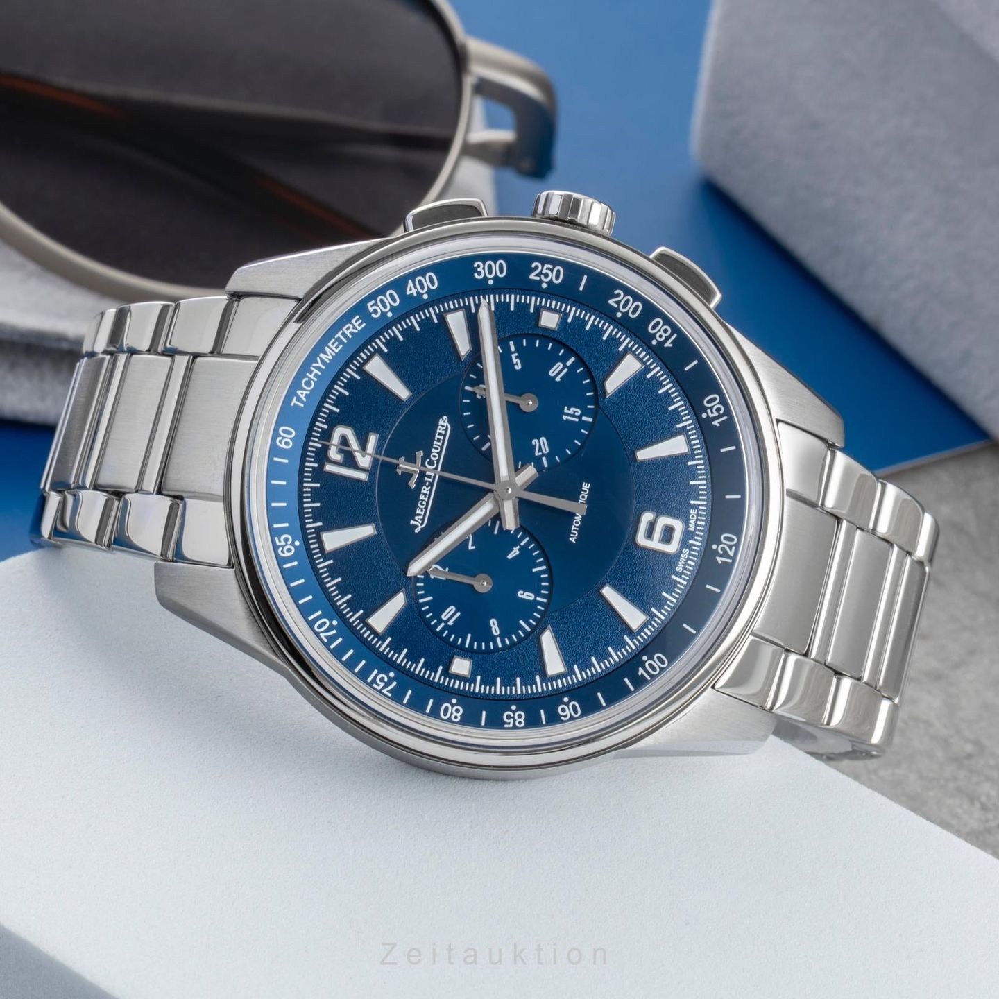 Jaeger-LeCoultre Polaris Q9028180 (Unknown (random serial)) - Blue dial 42 mm Steel case (2/8)
