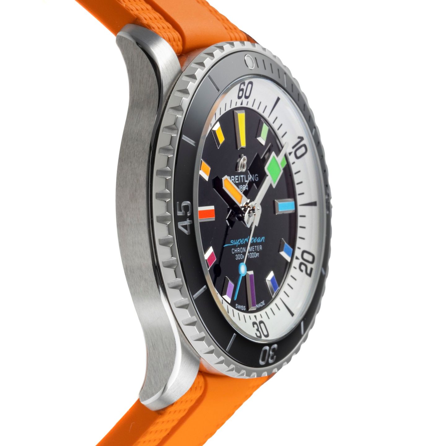 Breitling Superocean 42 A17375211B2S3 (2024) - Zwart wijzerplaat 43mm Staal (7/8)