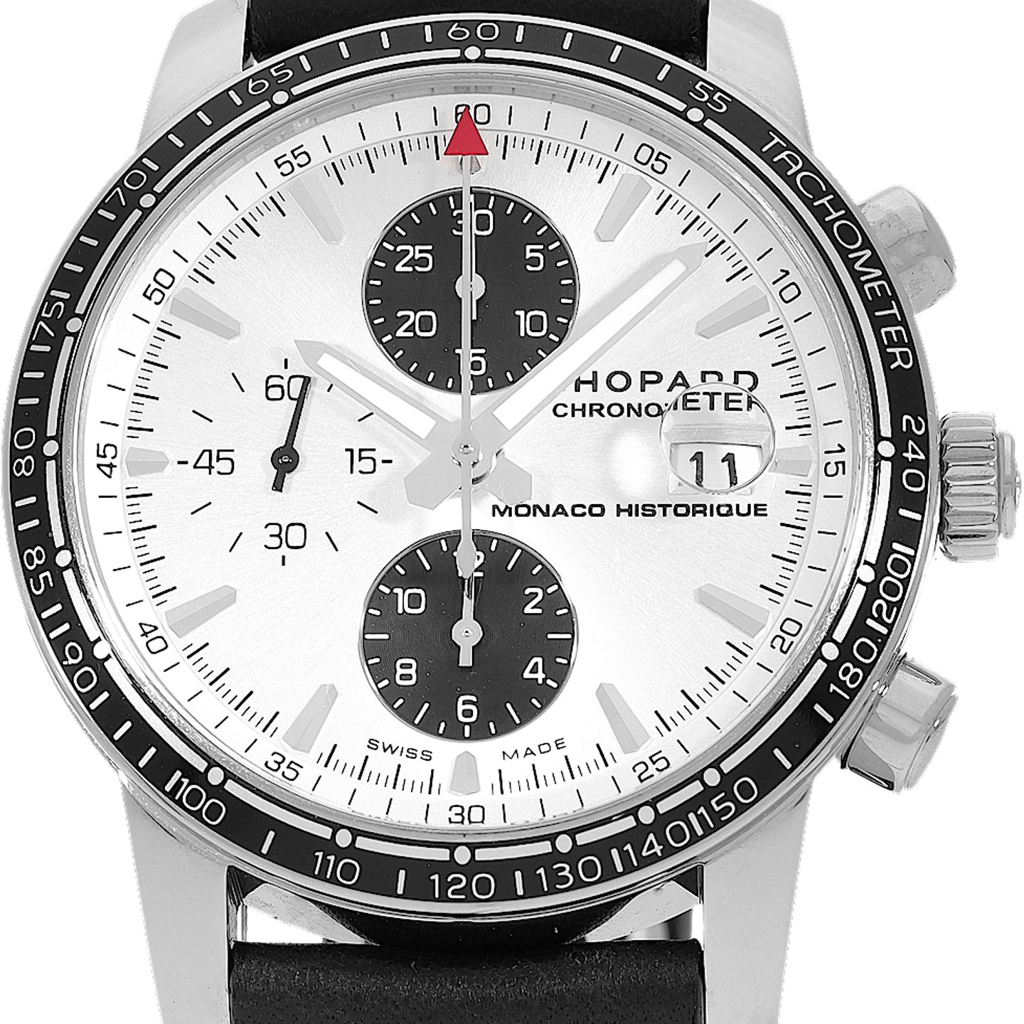 Chopard Grand Prix de Monaco Historique 168992-3012 (Unknown (random serial)) - Silver dial 42 mm Steel case (1/5)