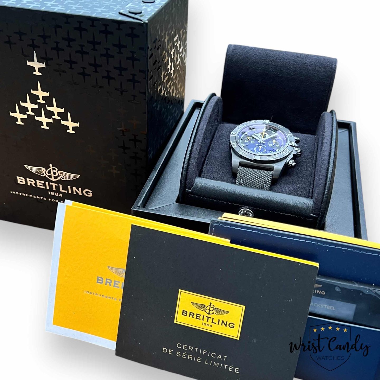 Breitling Chronomat 44 Blacksteel MB01109L.BD48.109W (2023) - Zwart wijzerplaat 44mm Staal (8/8)