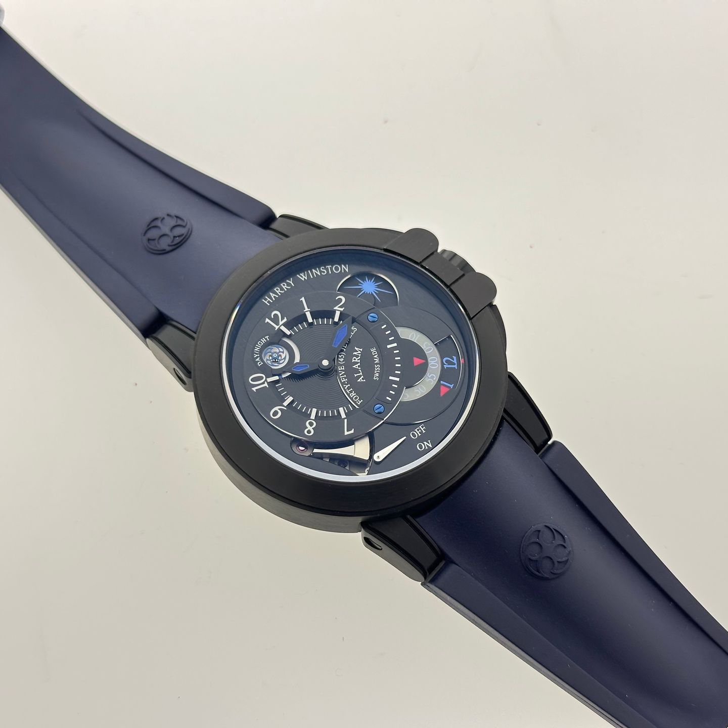 Harry Winston Project Z OCEMAL44ZZ004 (Unknown (random serial)) - Black dial 45 mm (8/8)