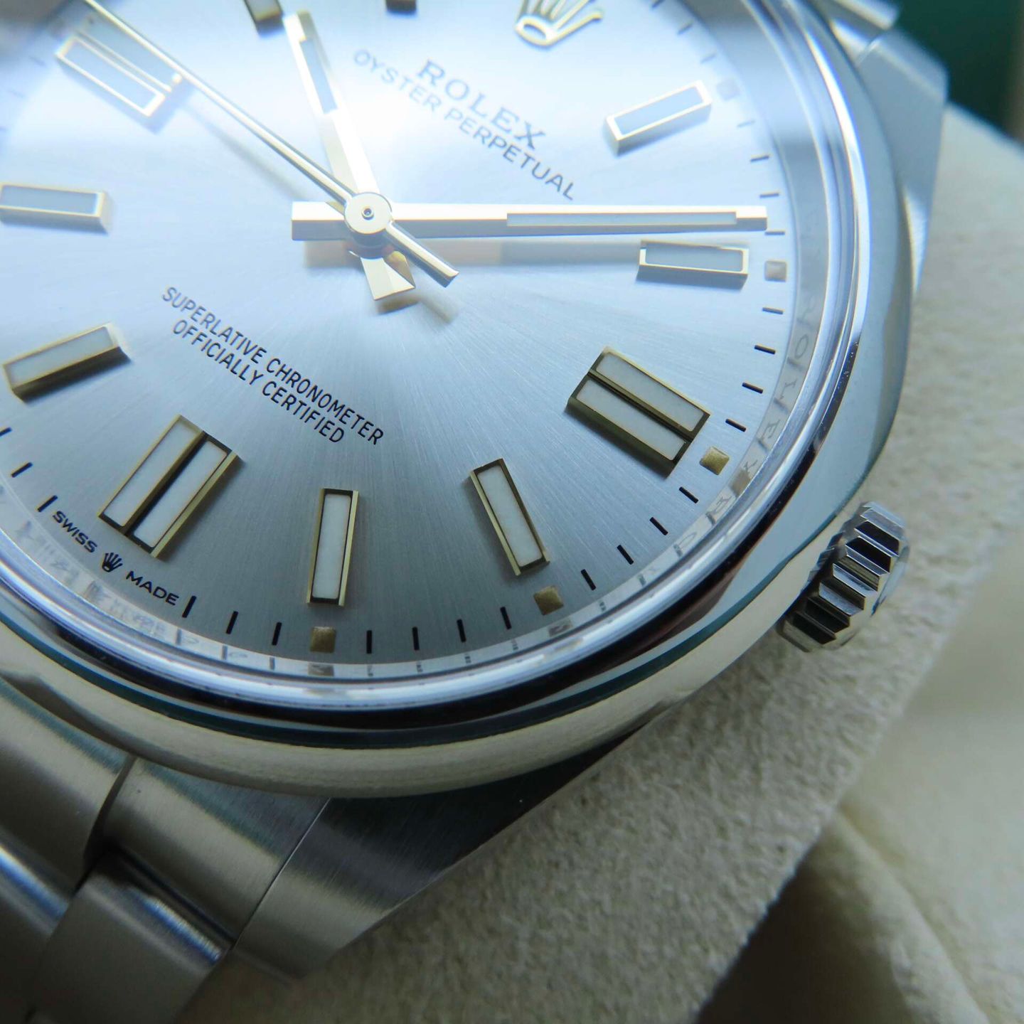 Rolex Oyster Perpetual 41 124300 (2020) - Silver dial 41 mm Steel case (7/7)