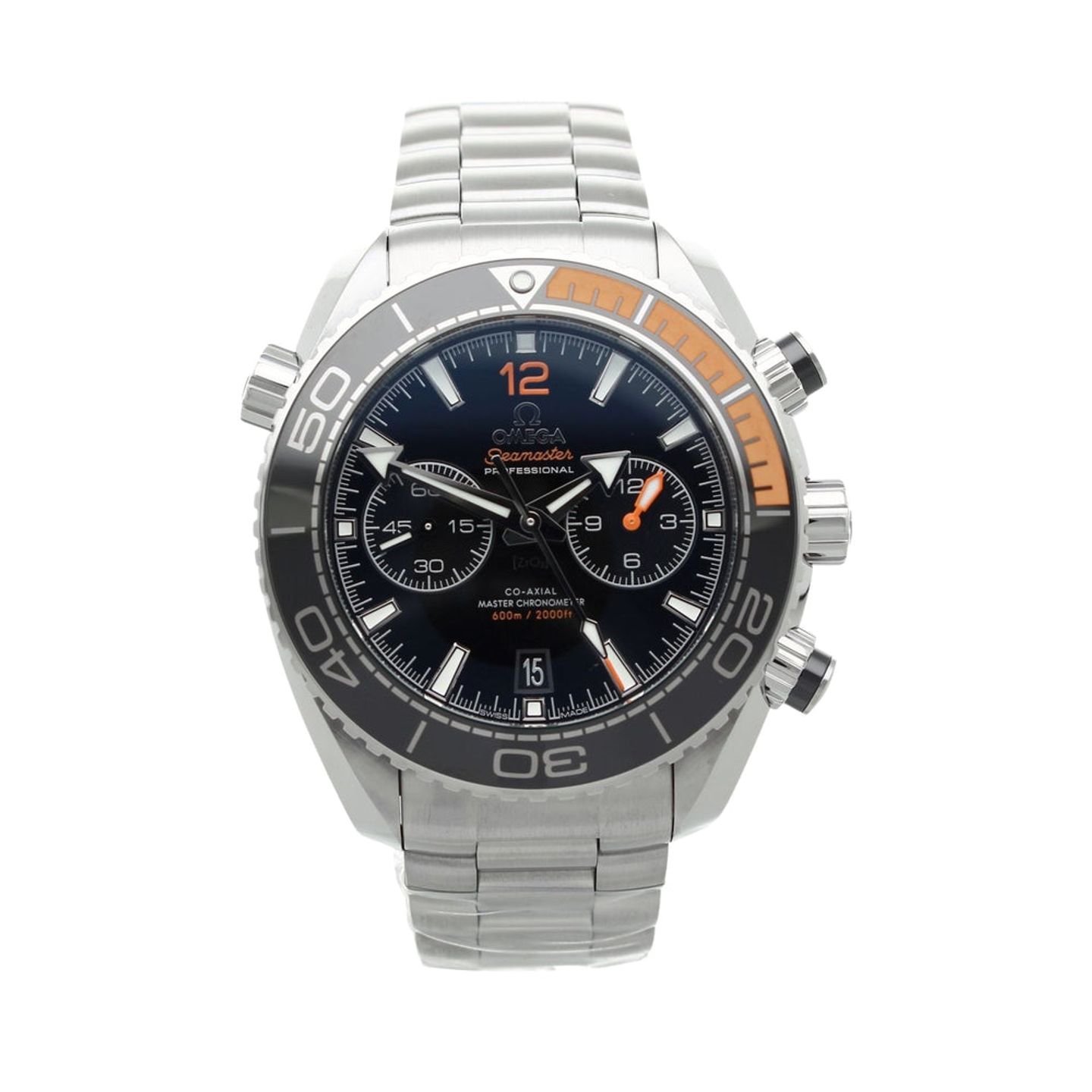 Omega Seamaster Planet Ocean Chronograph 215.30.46.51.01.002 (2025) - Zwart wijzerplaat 46mm Staal (1/7)