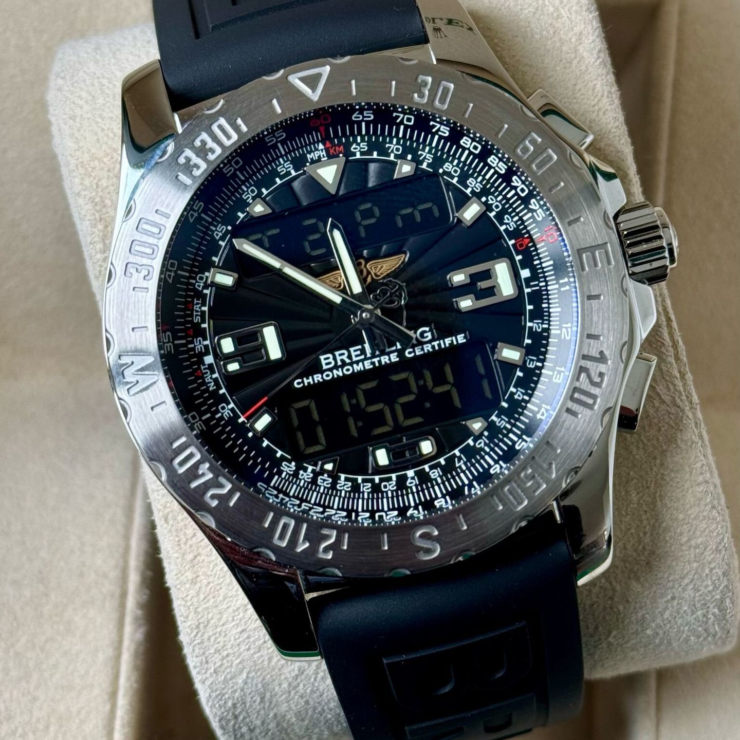 Breitling Airwolf A78363 (2009) - Black dial Unknown Steel case (1/7)