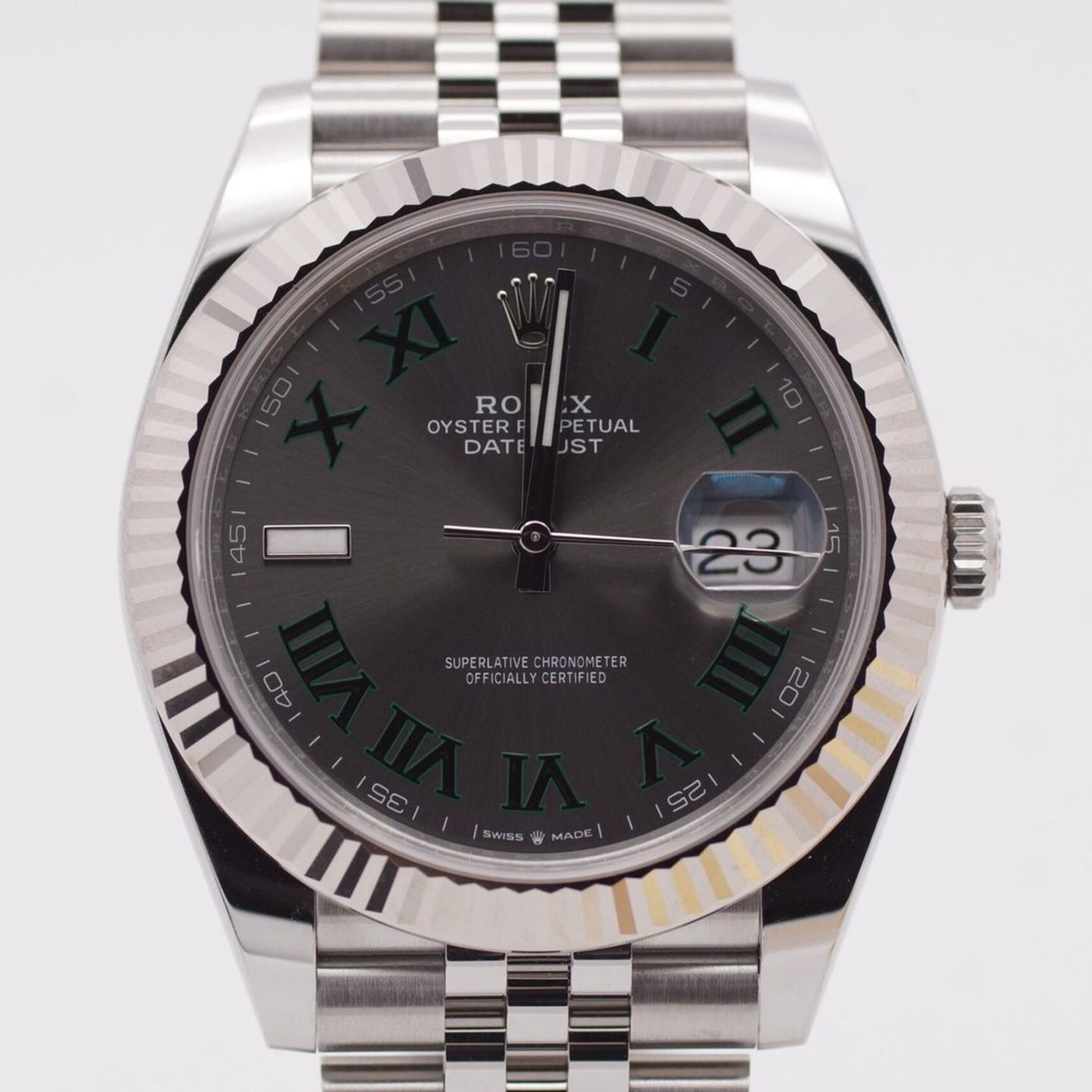 Rolex Datejust 41 126334 (2025) - Grey dial 41 mm Steel case (2/8)