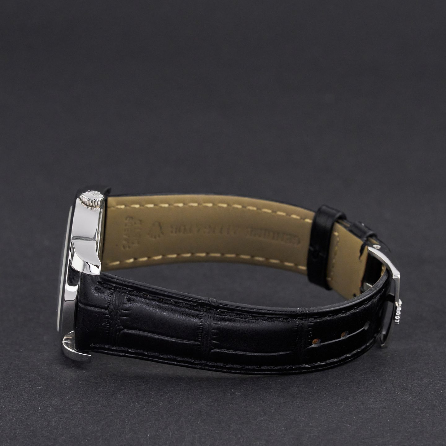 Rolex Cellini 5240 (2005) - White dial 35 mm Platinum case (5/8)