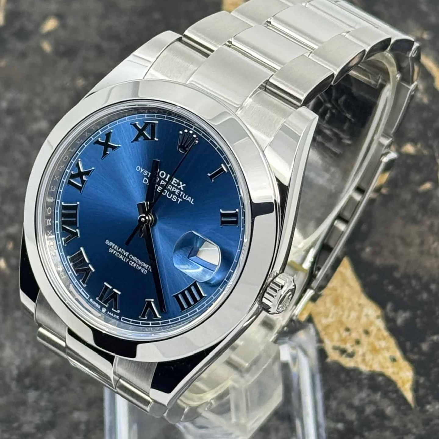 Rolex Datejust 41 126300 (2026) - Blue dial 41 mm Steel case (4/8)