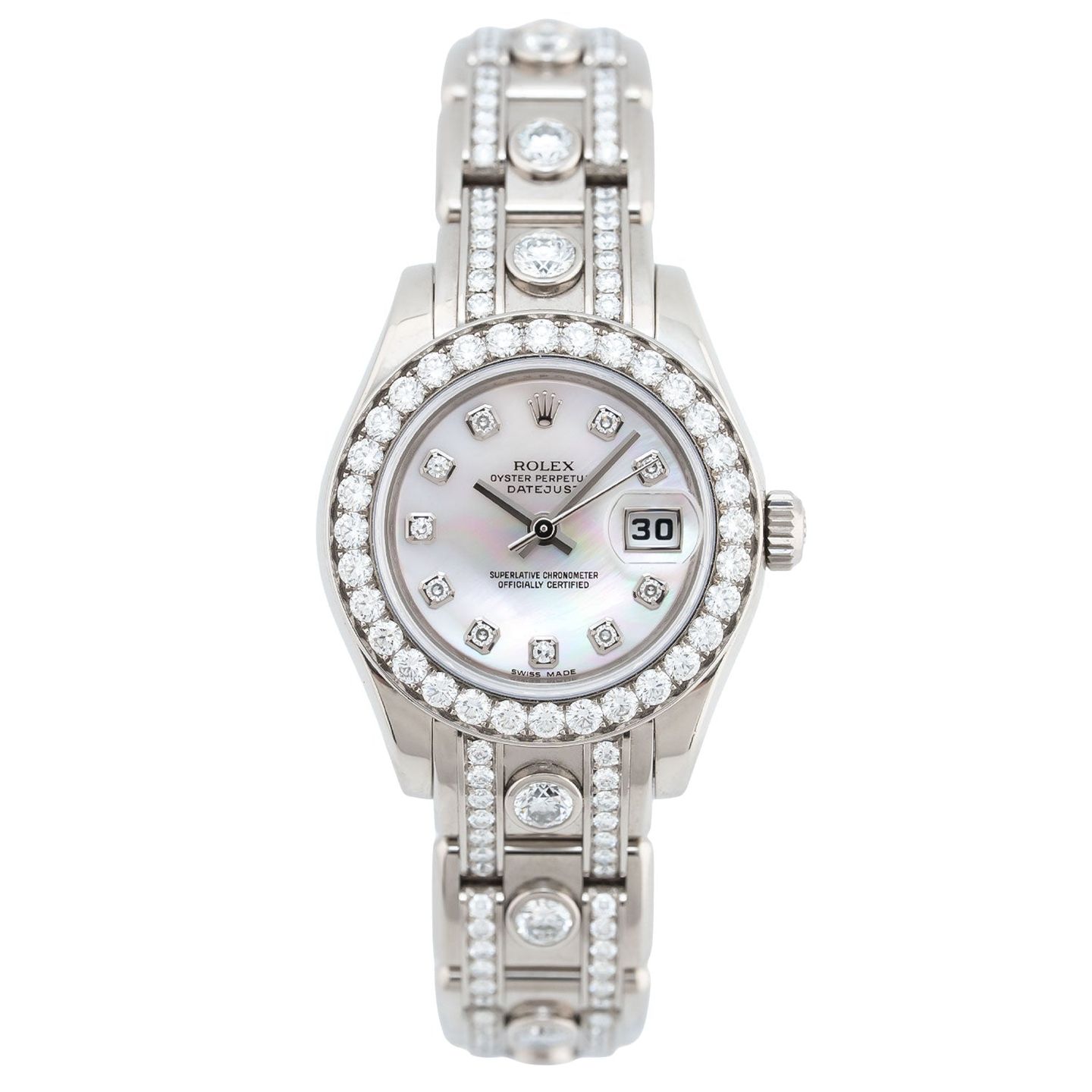 Rolex Lady-Datejust Pearlmaster 80299 (2007) - 29 mm White Gold case (1/6)
