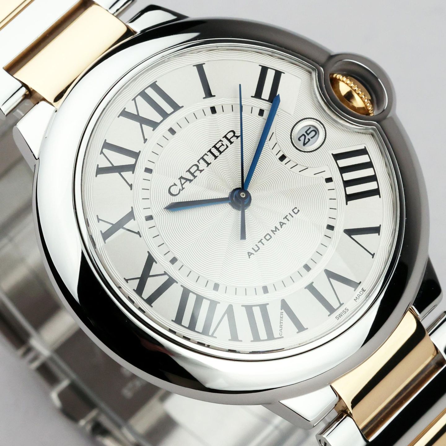 Cartier Ballon Bleu 42mm W2BB0022 (2022) - Zilver wijzerplaat 42mm Staal (3/8)