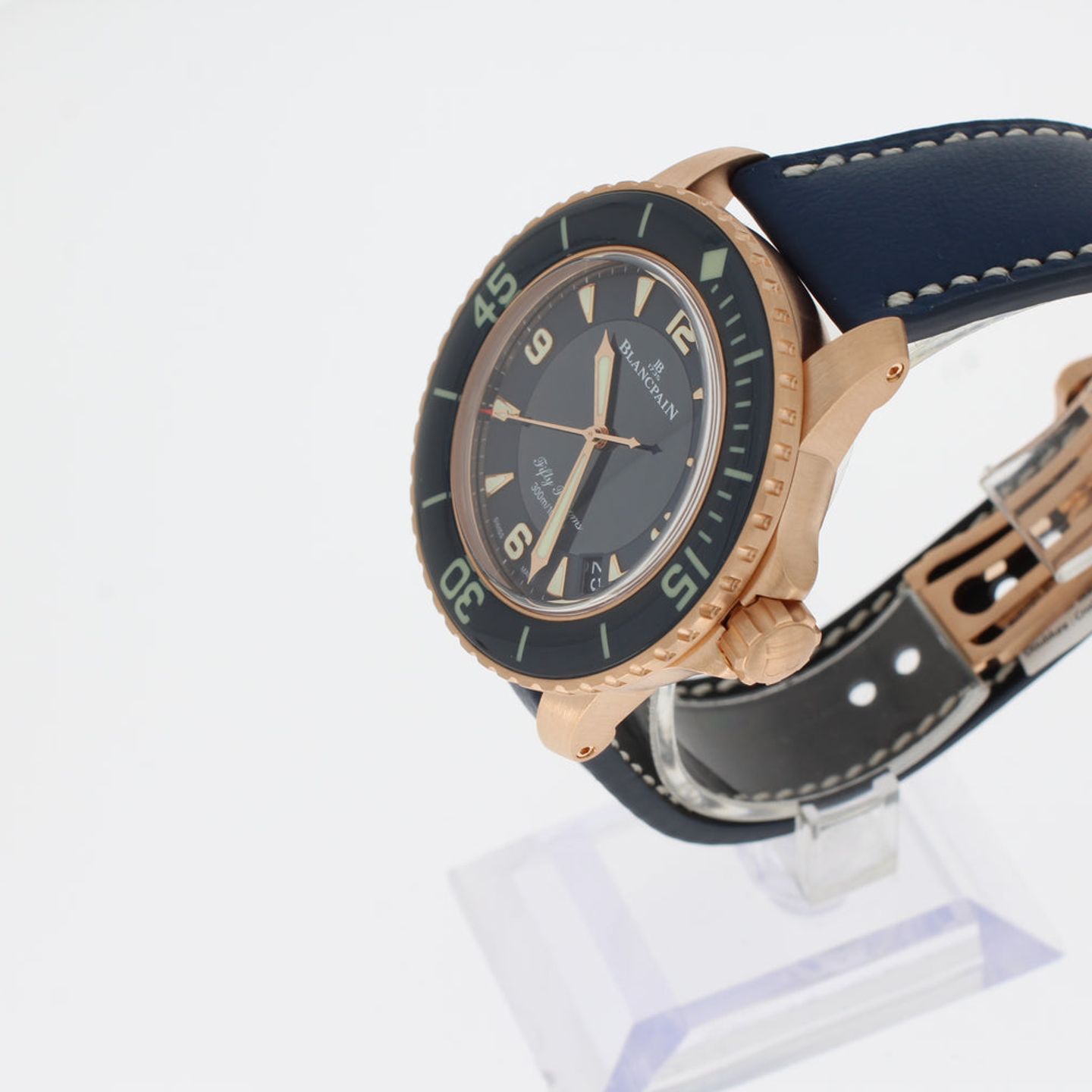 Blancpain Fifty Fathoms 5015-3603C-63B (2025) - Blauw wijzerplaat 46mm Roodgoud (2/5)