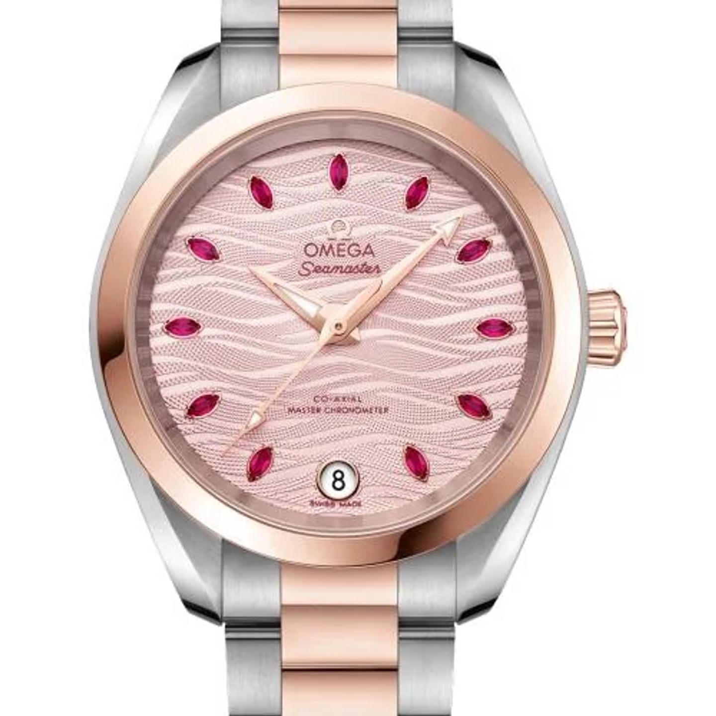 Omega Seamaster Aqua Terra 220.20.34.20.60.001 (2026) - Roze wijzerplaat 34mm Staal (1/1)