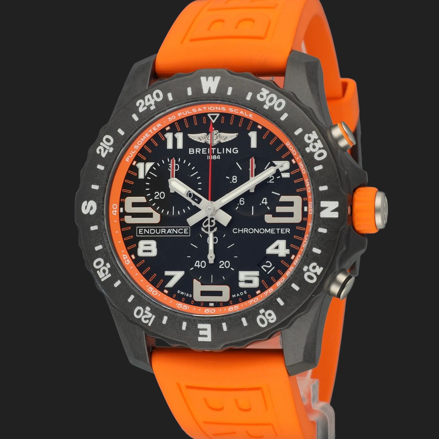 Breitling Endurance Pro X82310A51B1S1 (2023) - Zwart wijzerplaat 44mm Plastic (1/8)