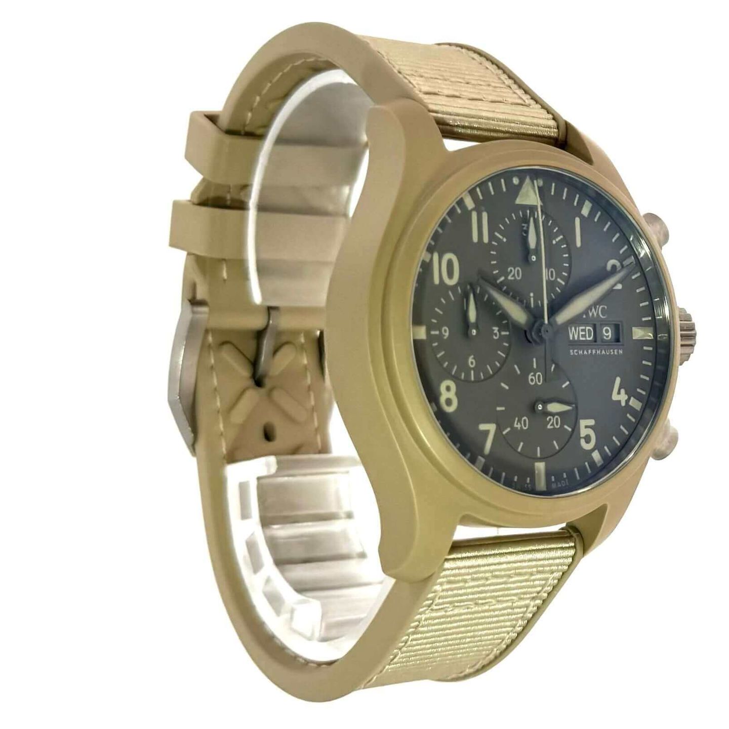 IWC Pilot Chronograph Top Gun IW389402 (2025) - Brown dial 42 mm Ceramic case (4/8)