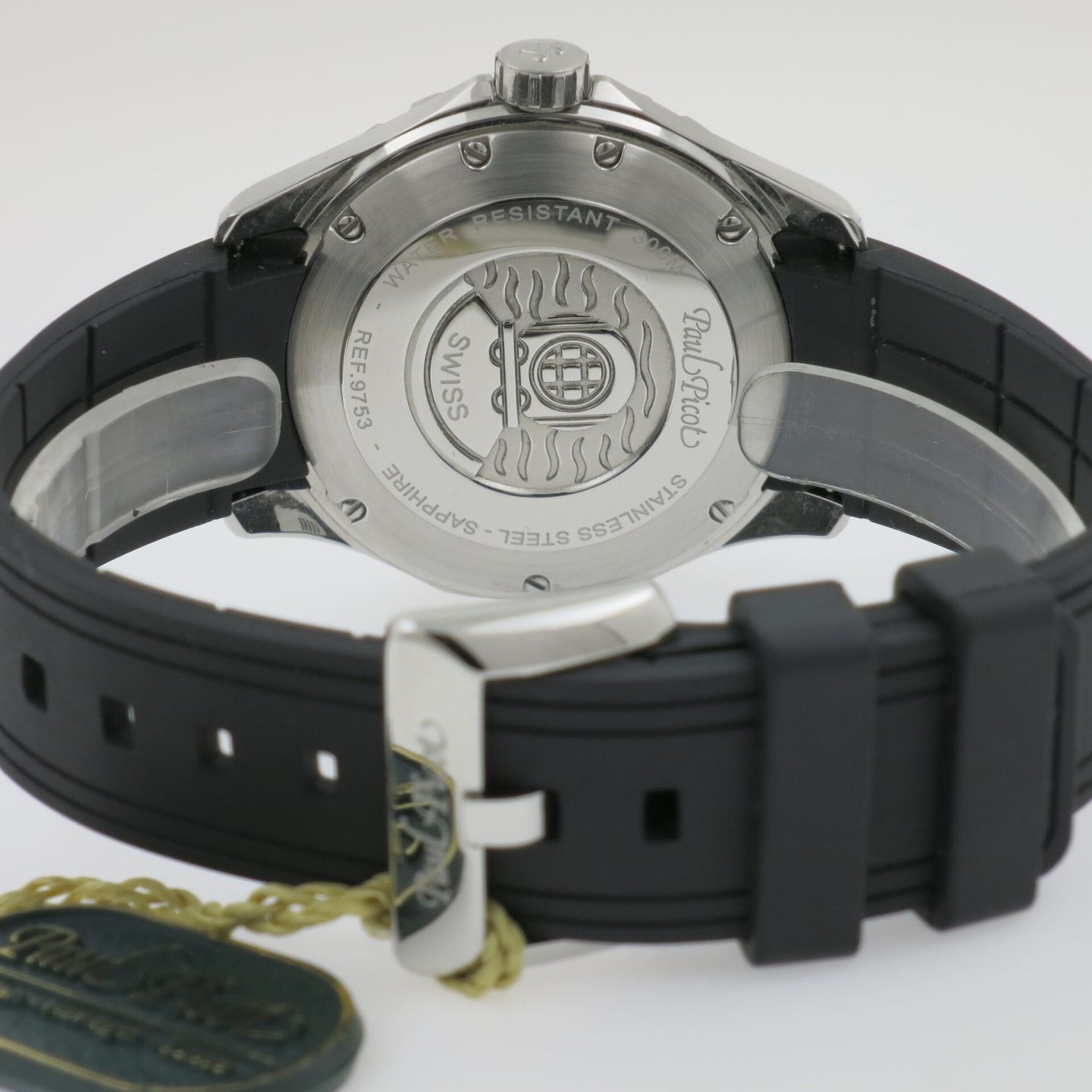 Paul Picot Unknown 9753 (2025) - Zwart wijzerplaat 42mm Staal (3/4)