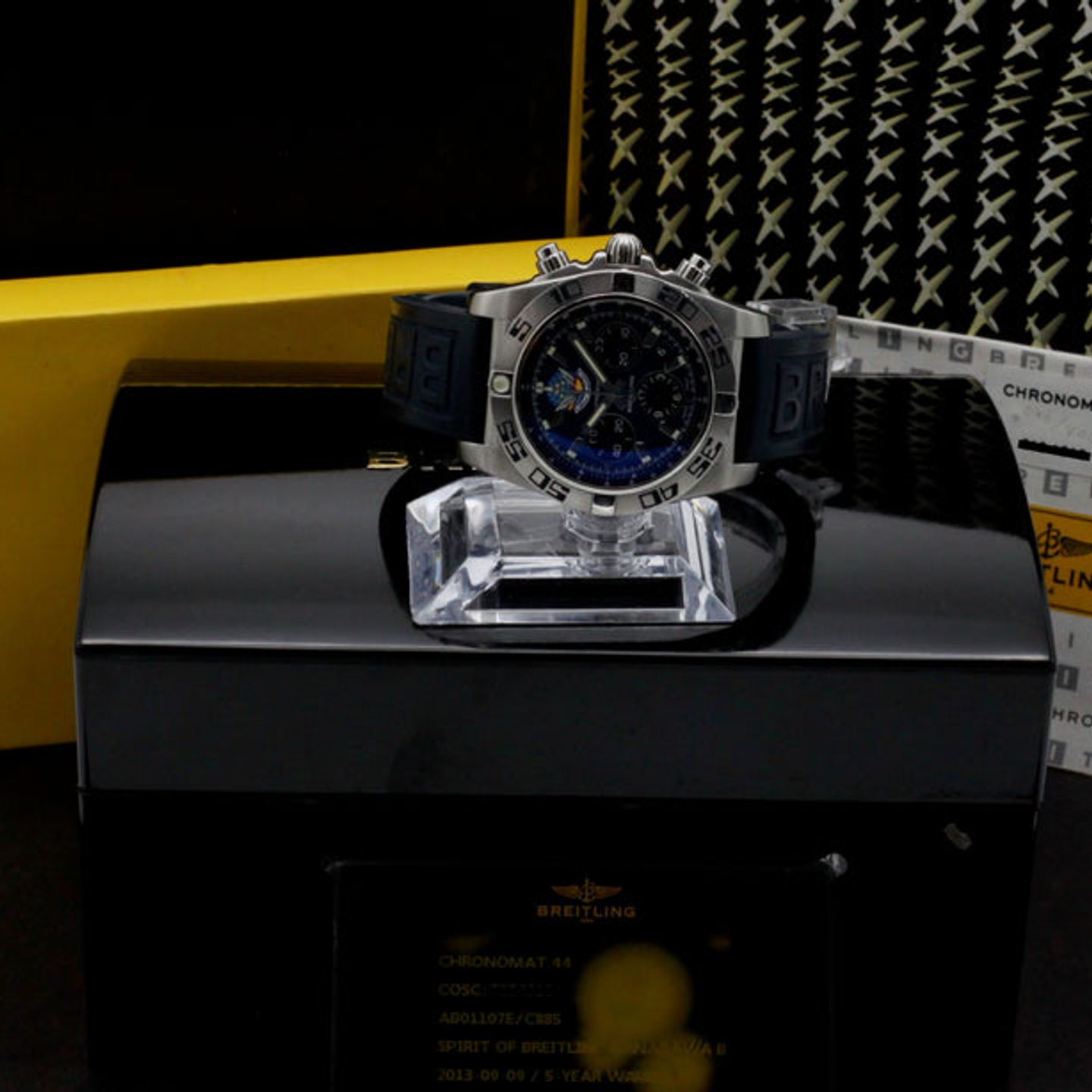 Breitling Chronomat 44 AB0110 (2013) - Blauw wijzerplaat 44mm Staal (3/7)