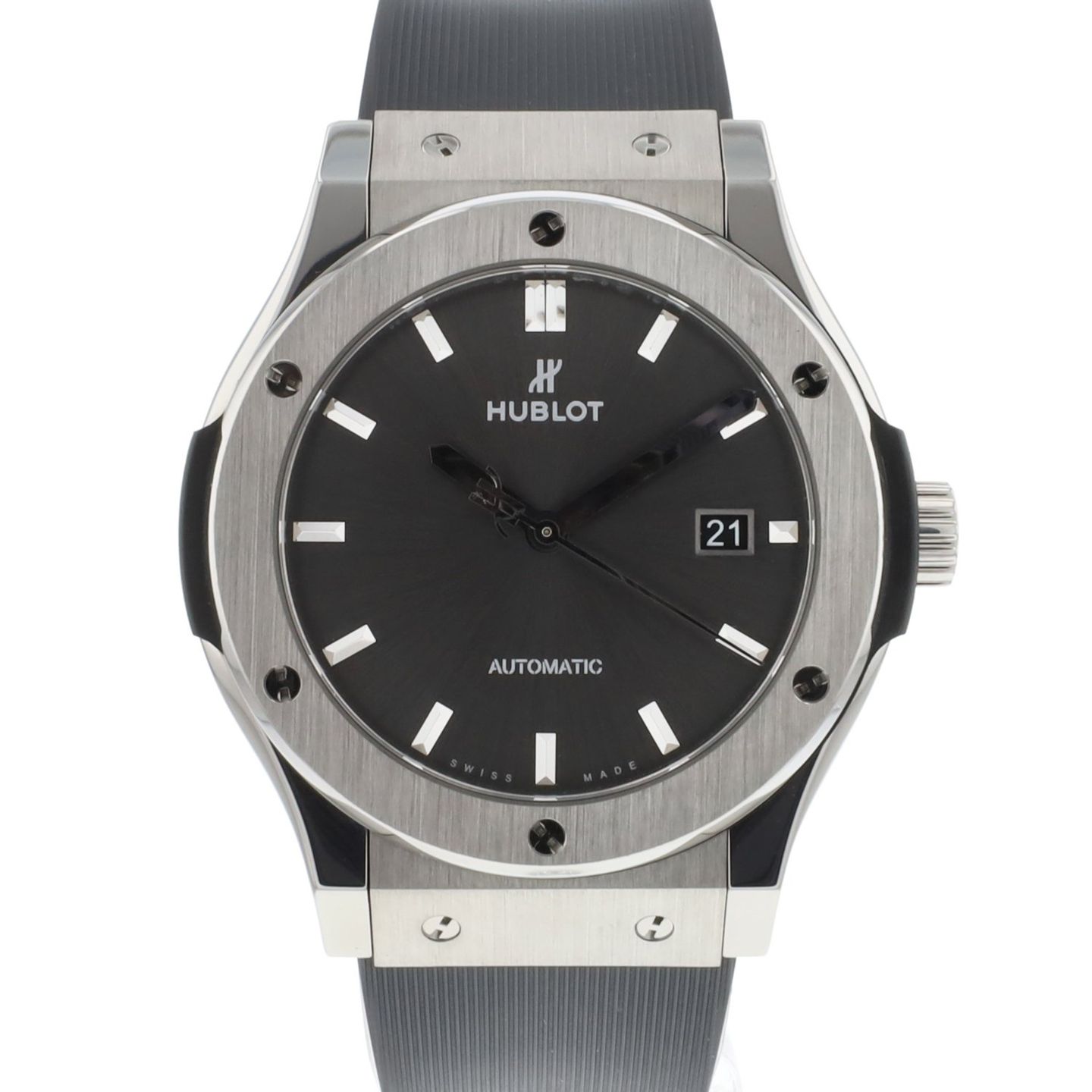 Hublot Classic Fusion Racing Grey 542.NX.7071.LR (2021) - Grijs wijzerplaat 42mm Titanium (1/3)