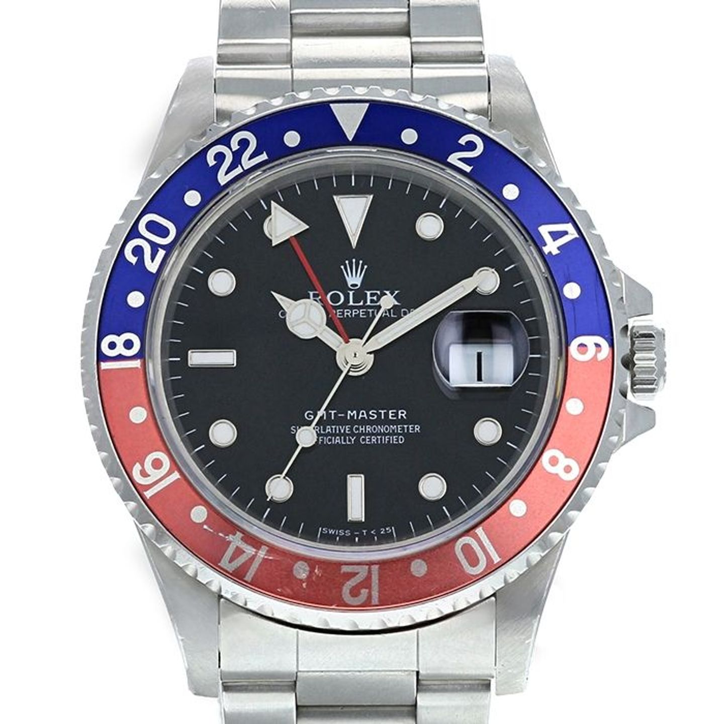 Rolex GMT-Master 16700 (1991) - Zwart wijzerplaat 40mm Staal (1/1)