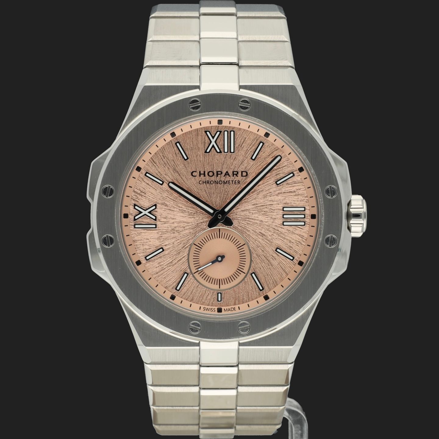 Chopard Alpine Eagle 298623-3001 (2025) - Pink dial 41 mm Steel case (3/8)
