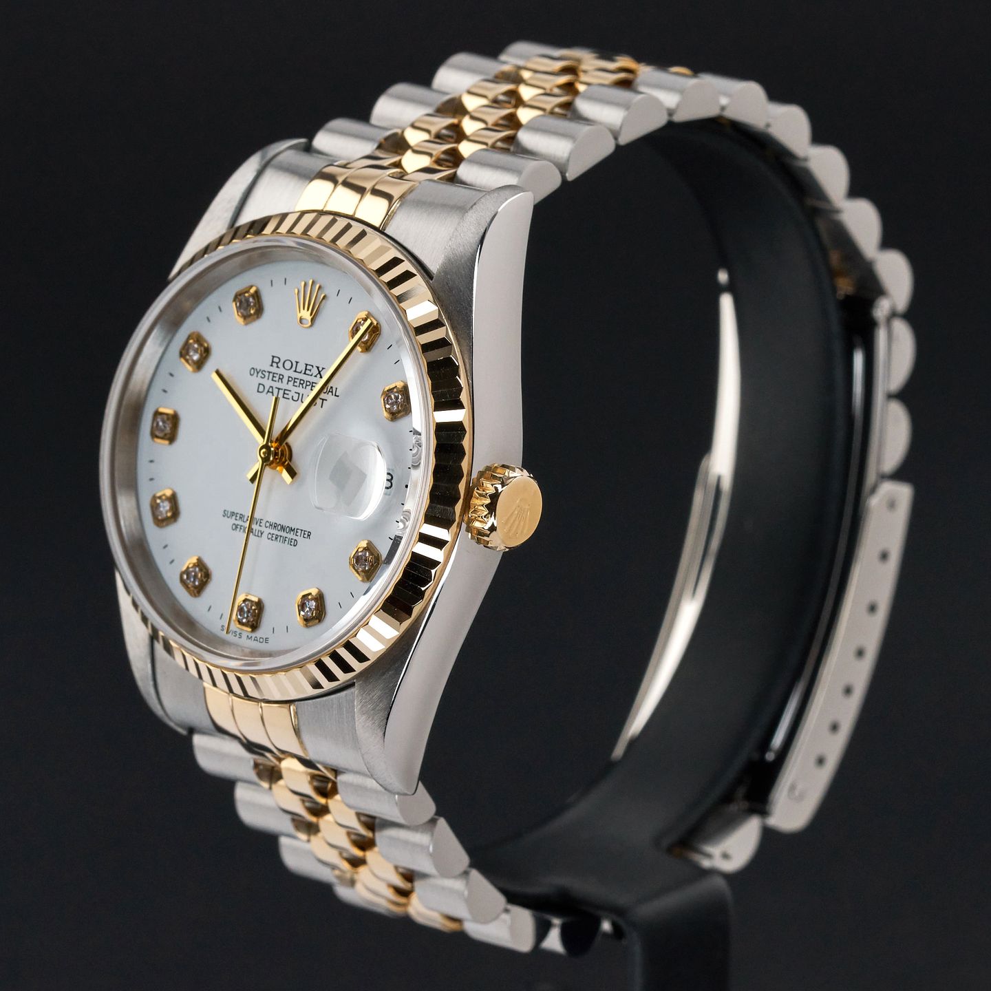 Rolex Datejust 36 16233 (2001) - 36mm Goud/Staal (4/8)