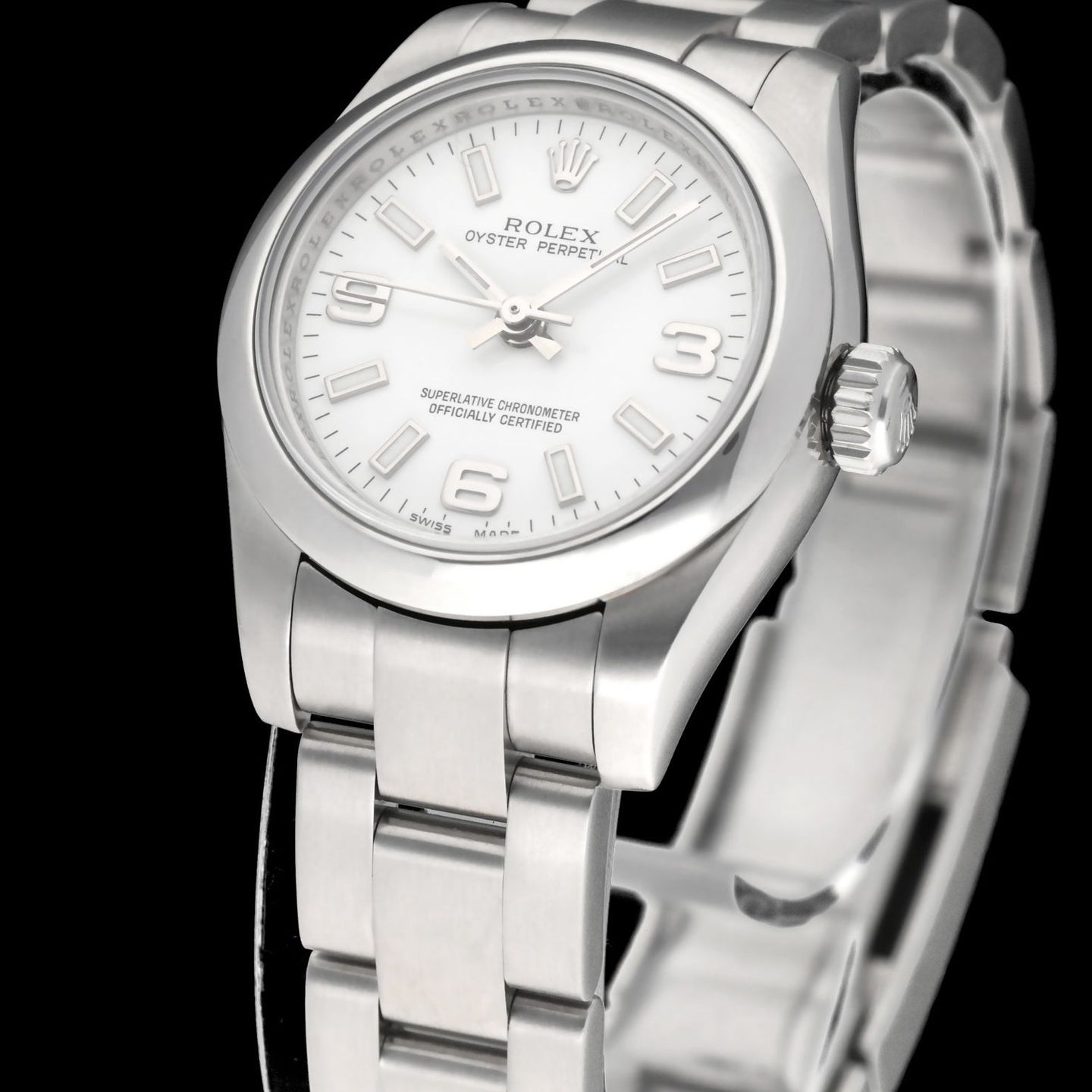 Rolex Oyster Perpetual 26 176200 (2008) - 26 mm Steel case (7/8)