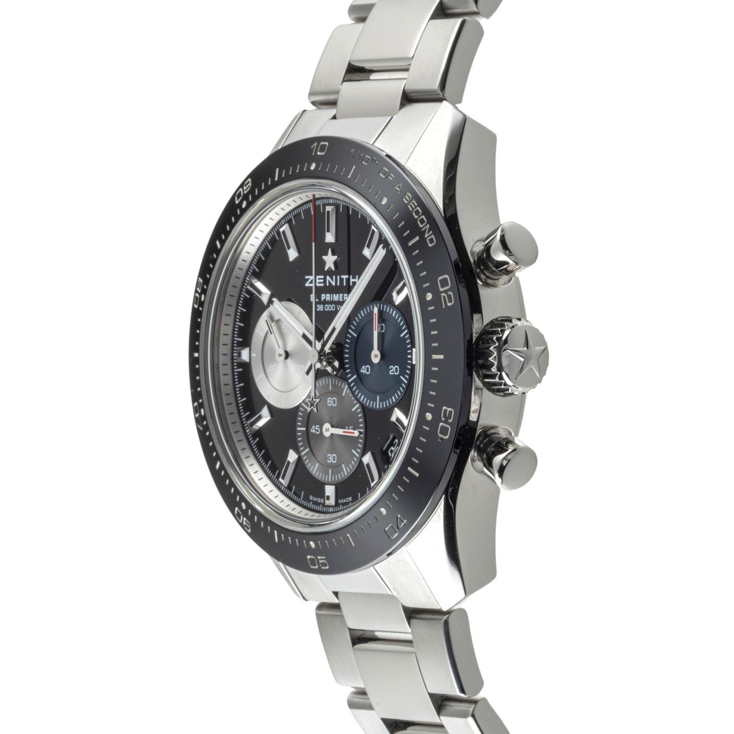 Zenith Chronomaster Sport 03.3100.3600/21.M3100 (Onbekend (willekeurig serienummer)) - Zwart wijzerplaat 41mm Staal (6/8)