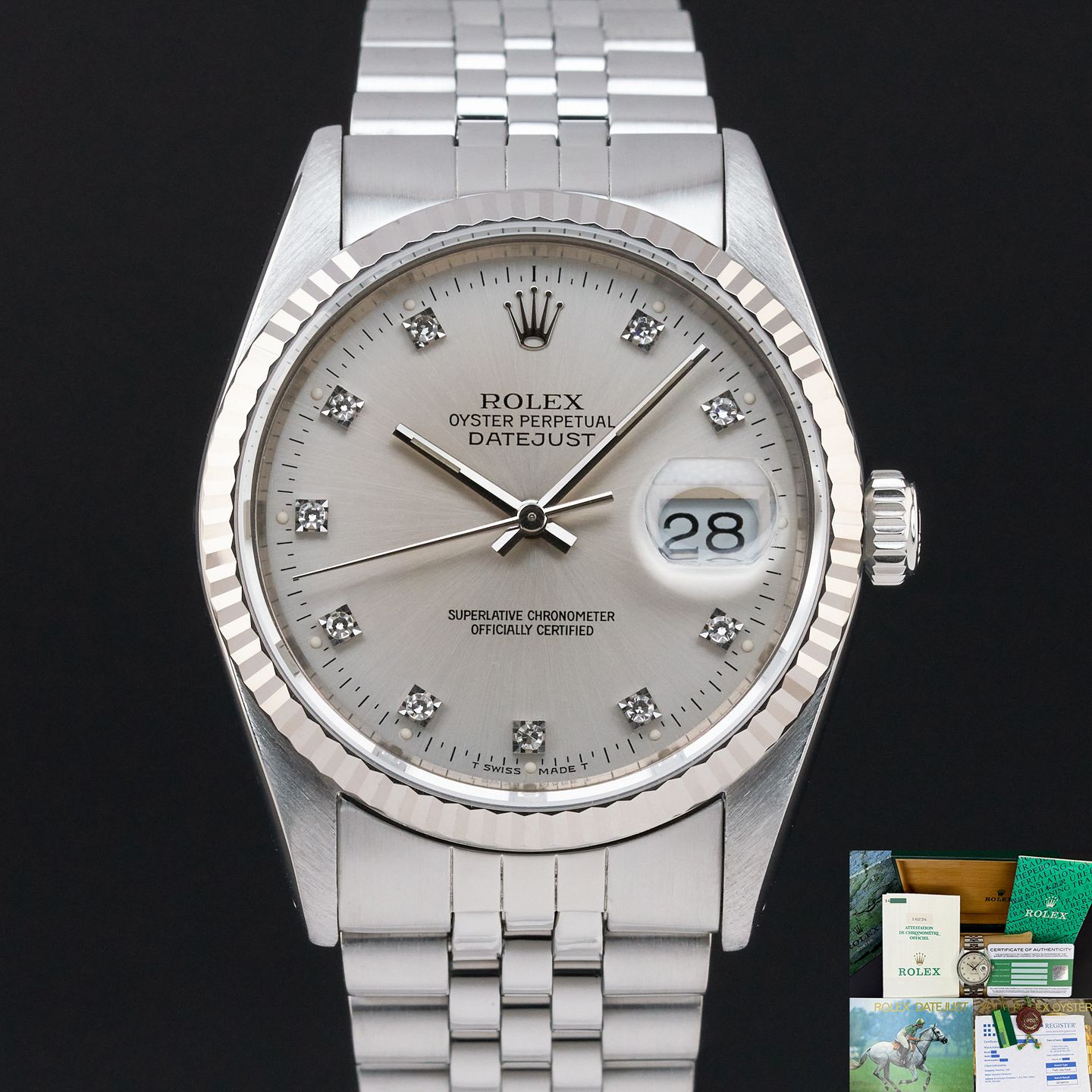 Rolex Datejust 36 16234 (1993) - 36 mm Steel case (1/8)