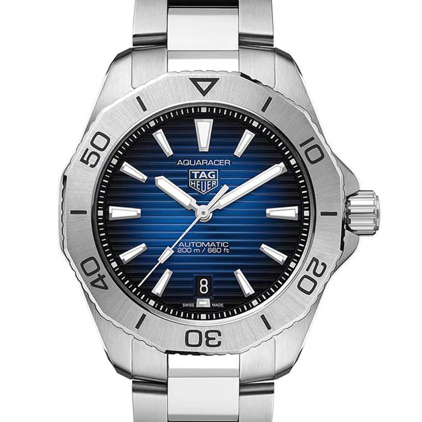 TAG Heuer Aquaracer WBP2111.BA0627 (2025) - Blue dial 40 mm Steel case (2/3)