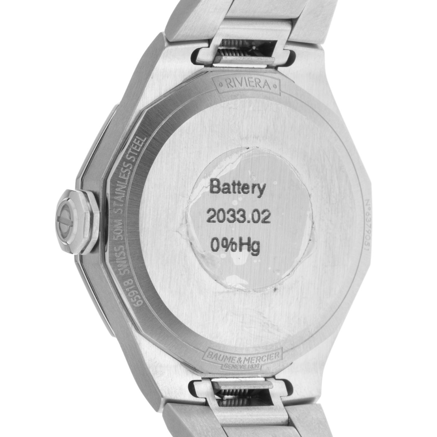 Baume & Mercier Riviera M0A10727 (2025) - Blue dial 33 mm Steel case (6/7)