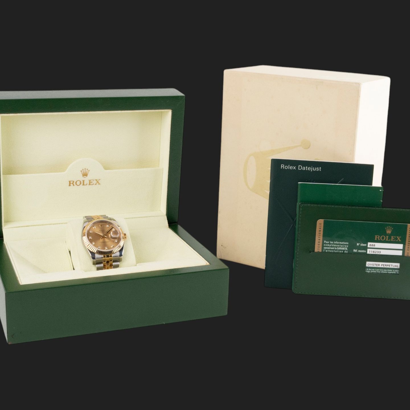 Rolex Datejust 36 116233 (2007) - 36mm Goud/Staal (8/8)