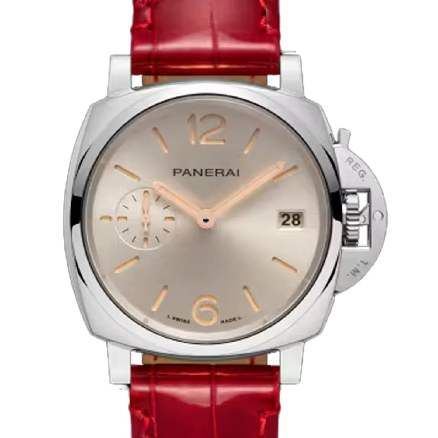 Panerai Luminor Due PAM01248 (2026) - Zilver wijzerplaat 38mm Staal (1/1)