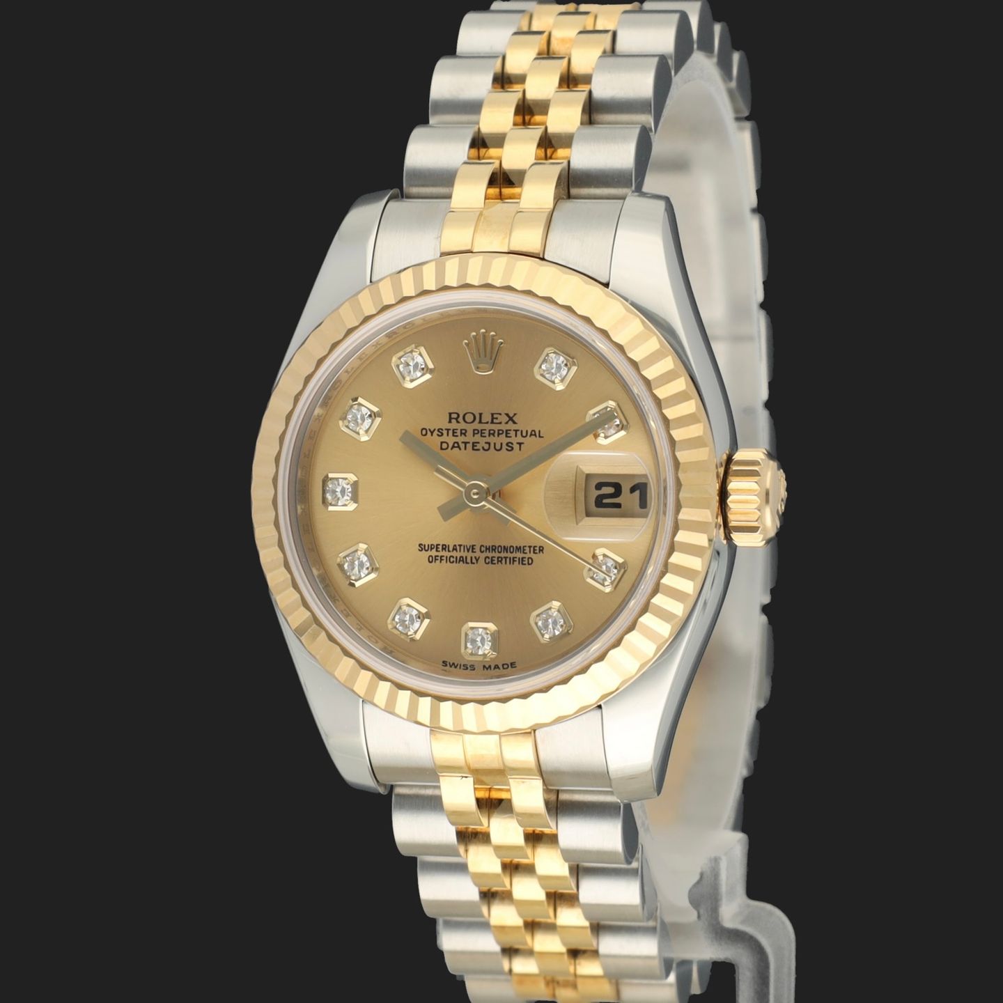 Rolex Lady-Datejust 179173 (2010) - 26 mm Gold/Steel case (1/8)