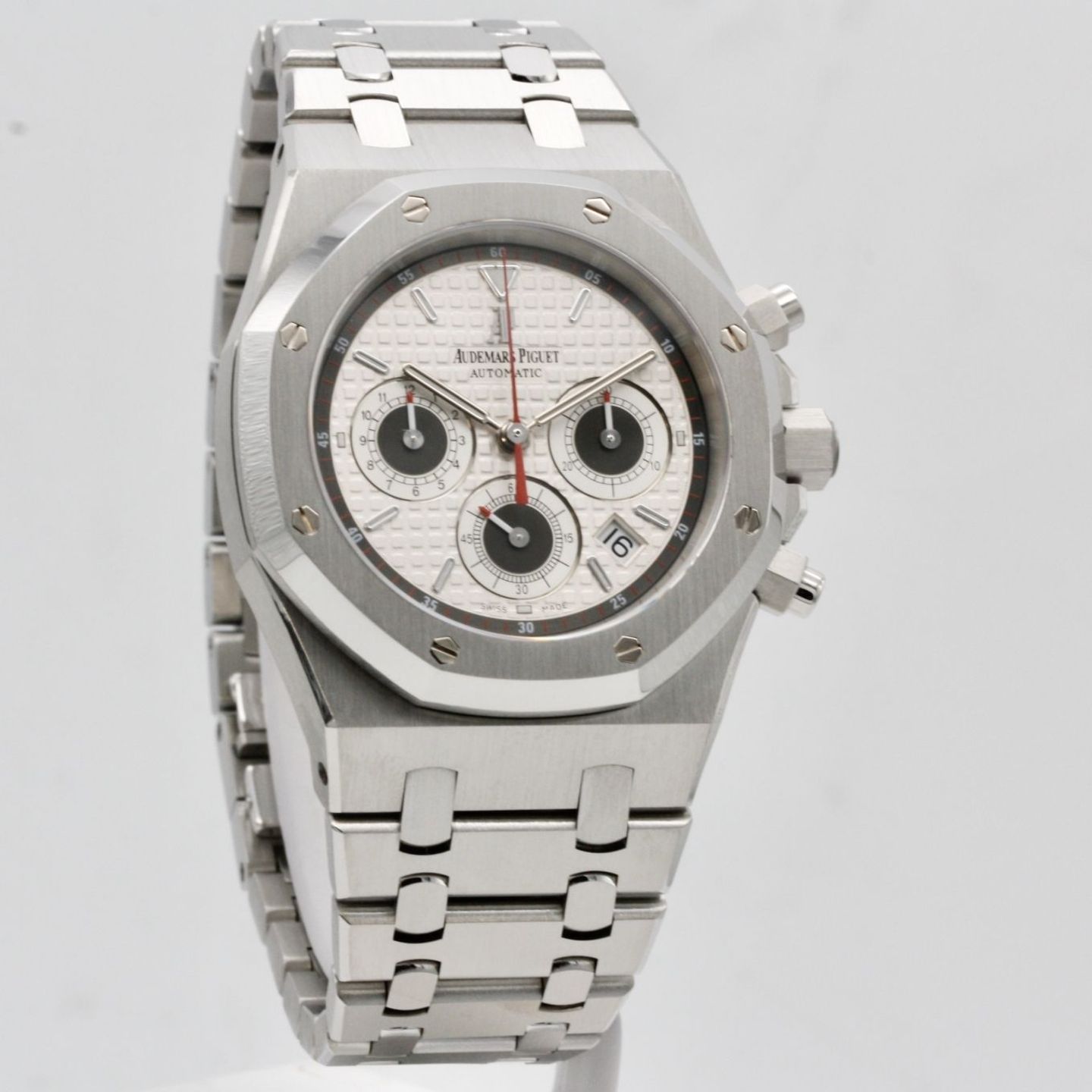 Audemars Piguet Royal Oak Chronograph 26300ST.00.1110ST.06 (2011) - Wit wijzerplaat 39mm Staal (1/1)