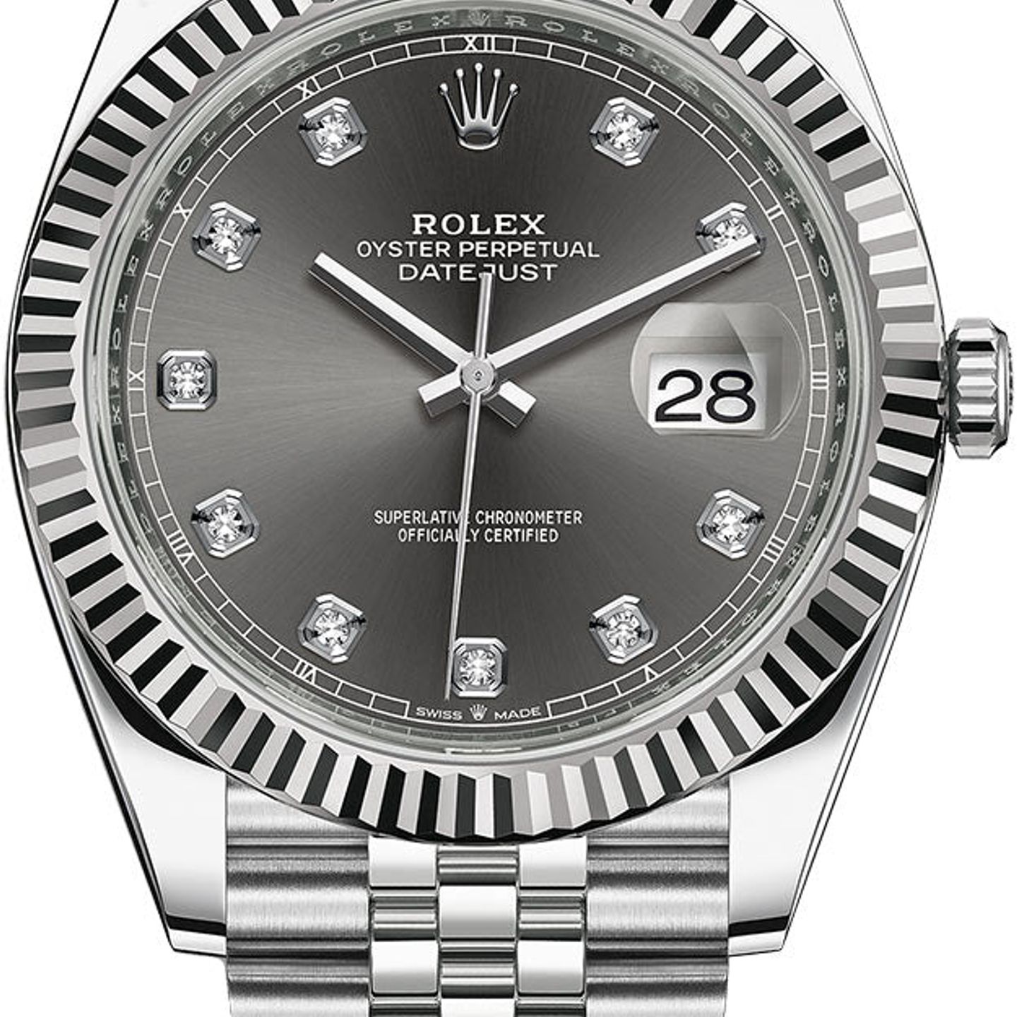 Rolex Datejust 41 126334 (2024) - Grey dial 41 mm Steel case (1/1)