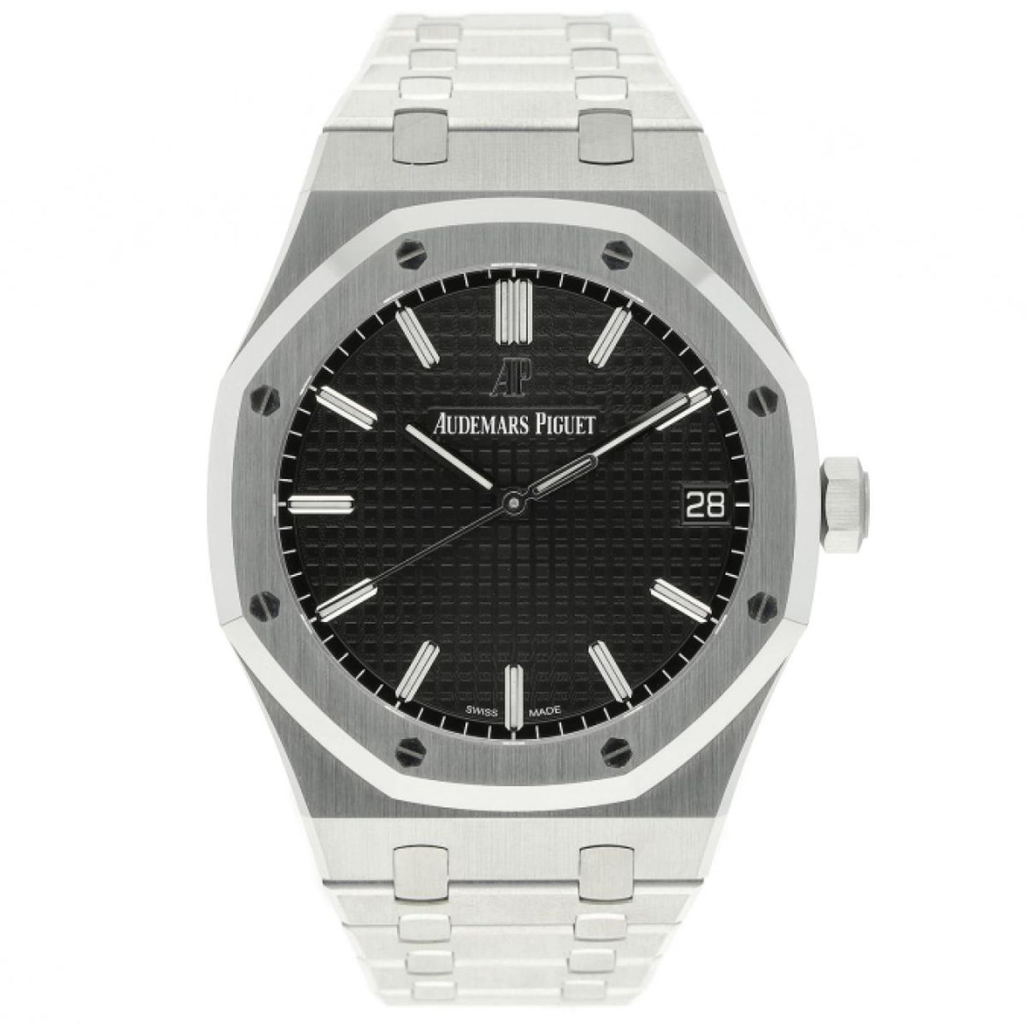 Audemars Piguet Royal Oak 15500ST.OO.1220ST.03 (2020) - Black dial 41 mm Steel case (1/8)