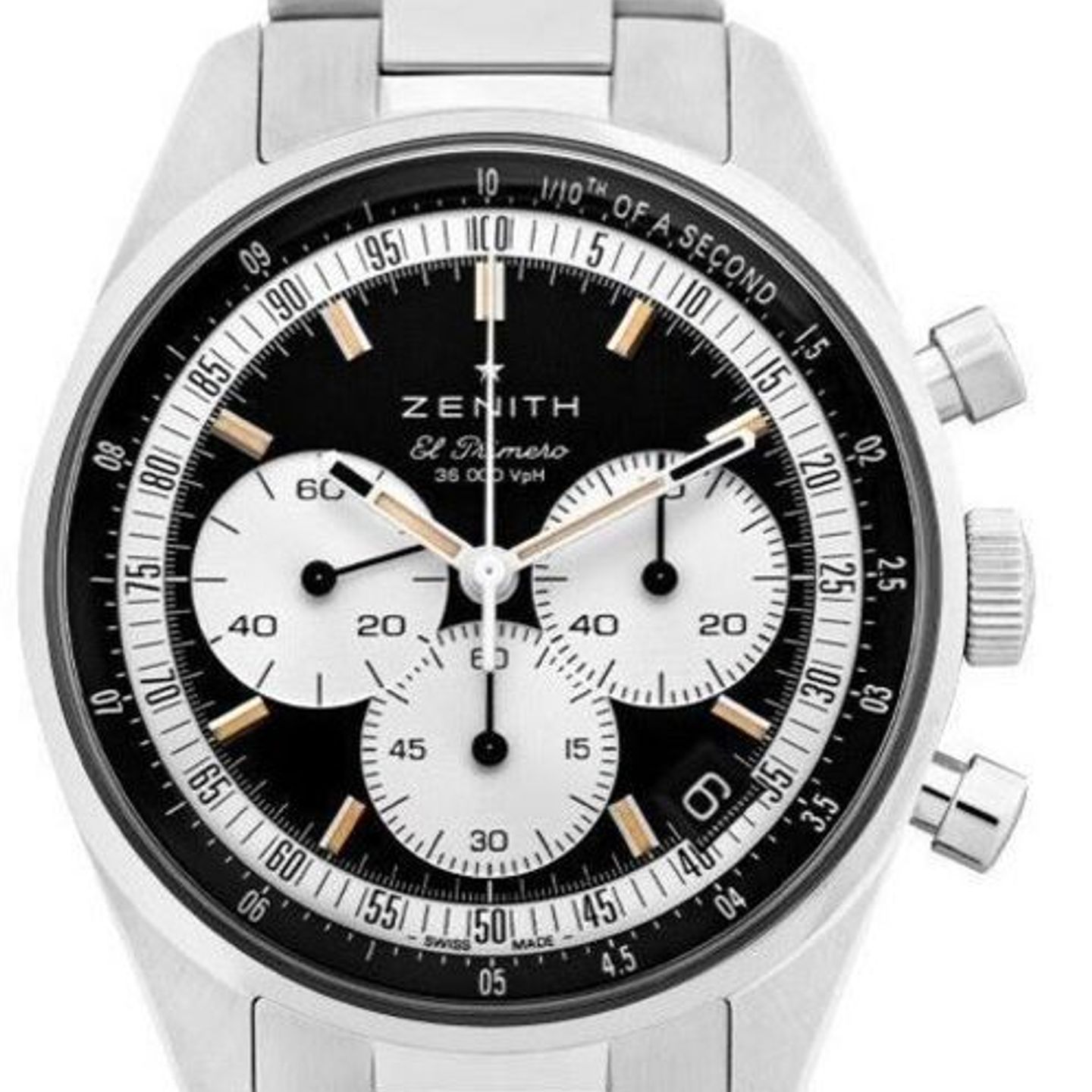 Zenith El Primero Chronomaster 03.3200.3600/21.M3200 (2026) - Black dial 38 mm Steel case (1/1)