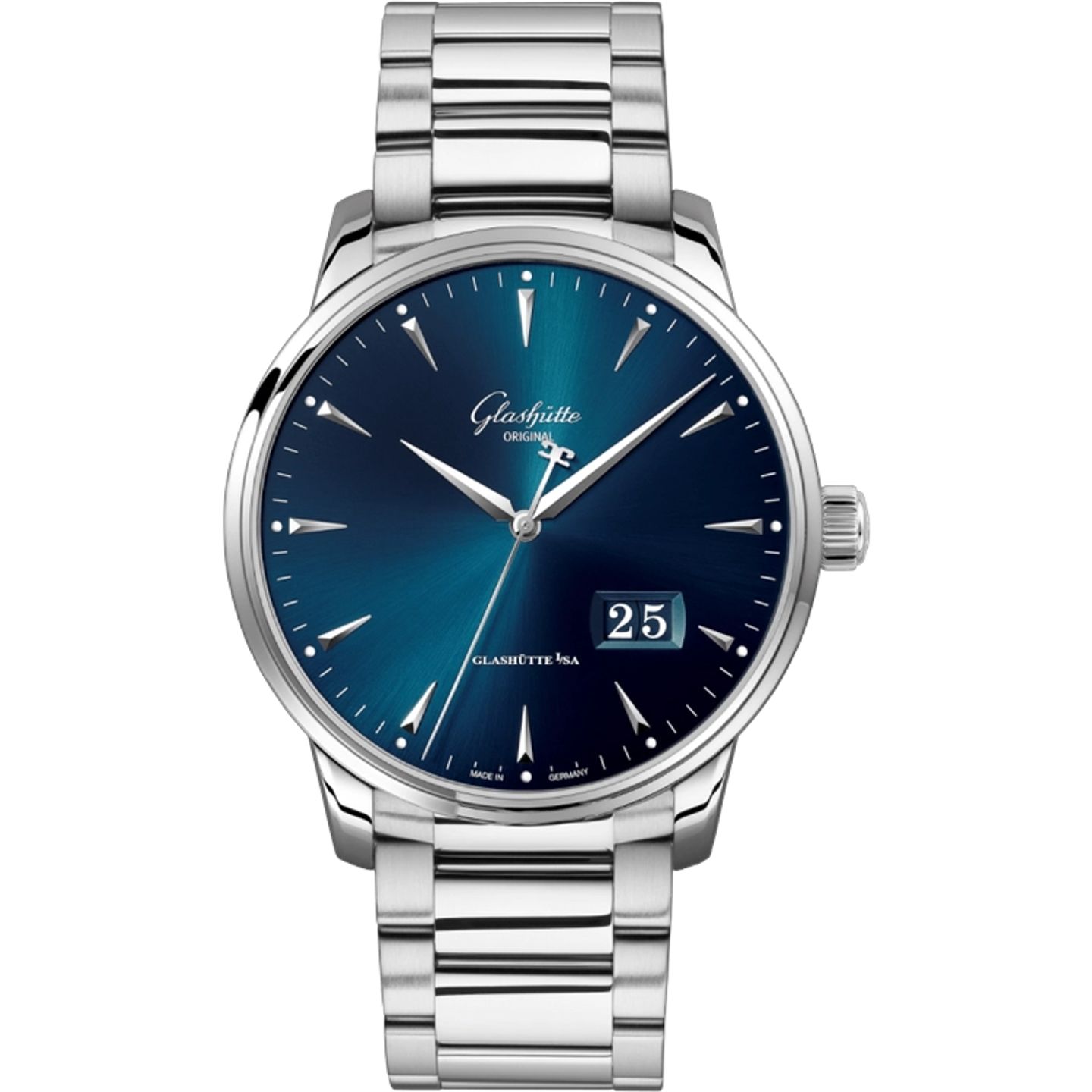 Glashütte Original Senator Excellence 1-36-03-04-02-71 (2026) - Blauw wijzerplaat 42mm Staal (1/1)