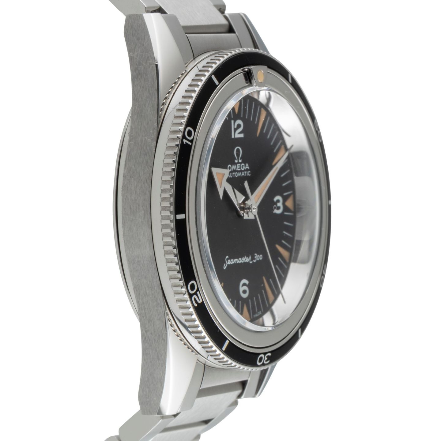 Omega Seamaster 300 234.10.39.20.01.001 (Onbekend (willekeurig serienummer)) - Zwart wijzerplaat 39mm Staal (7/8)