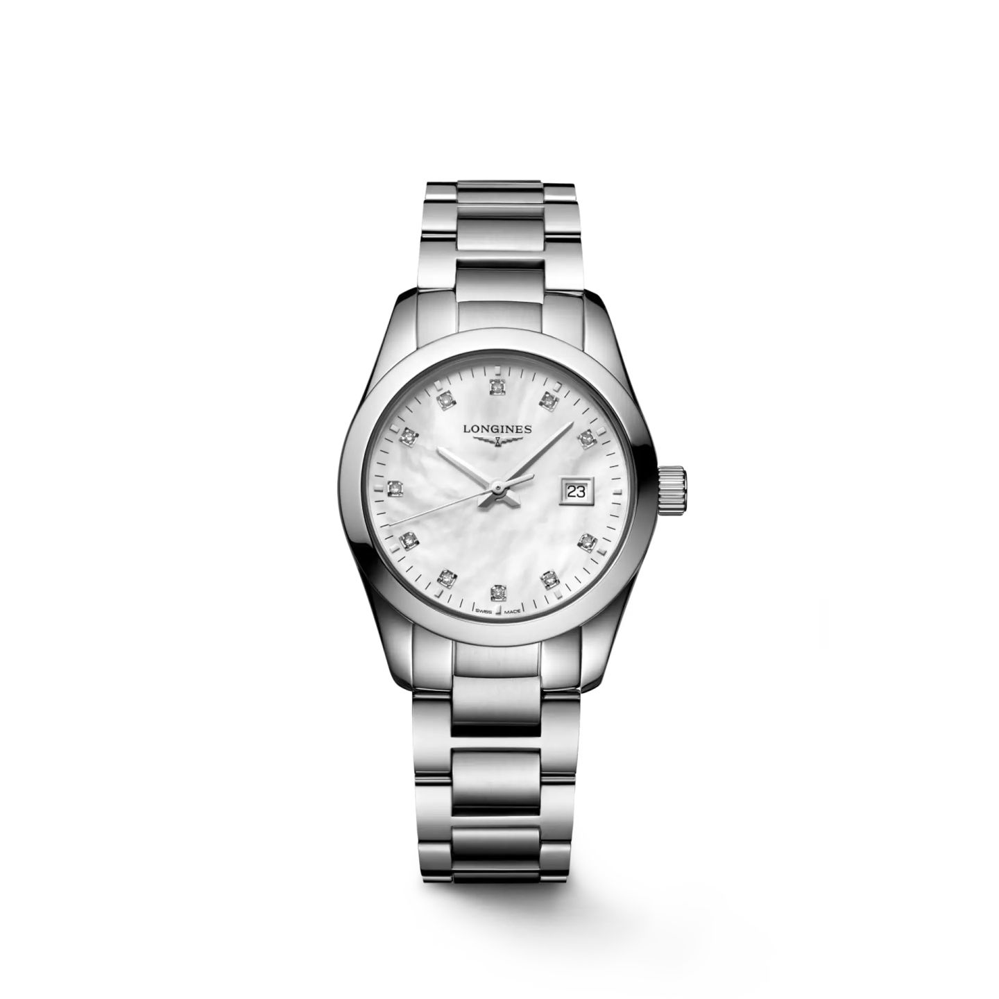 Longines Conquest Classic L2.286.4.87.6 (2025) - Parelmoer wijzerplaat 30mm Staal (1/1)