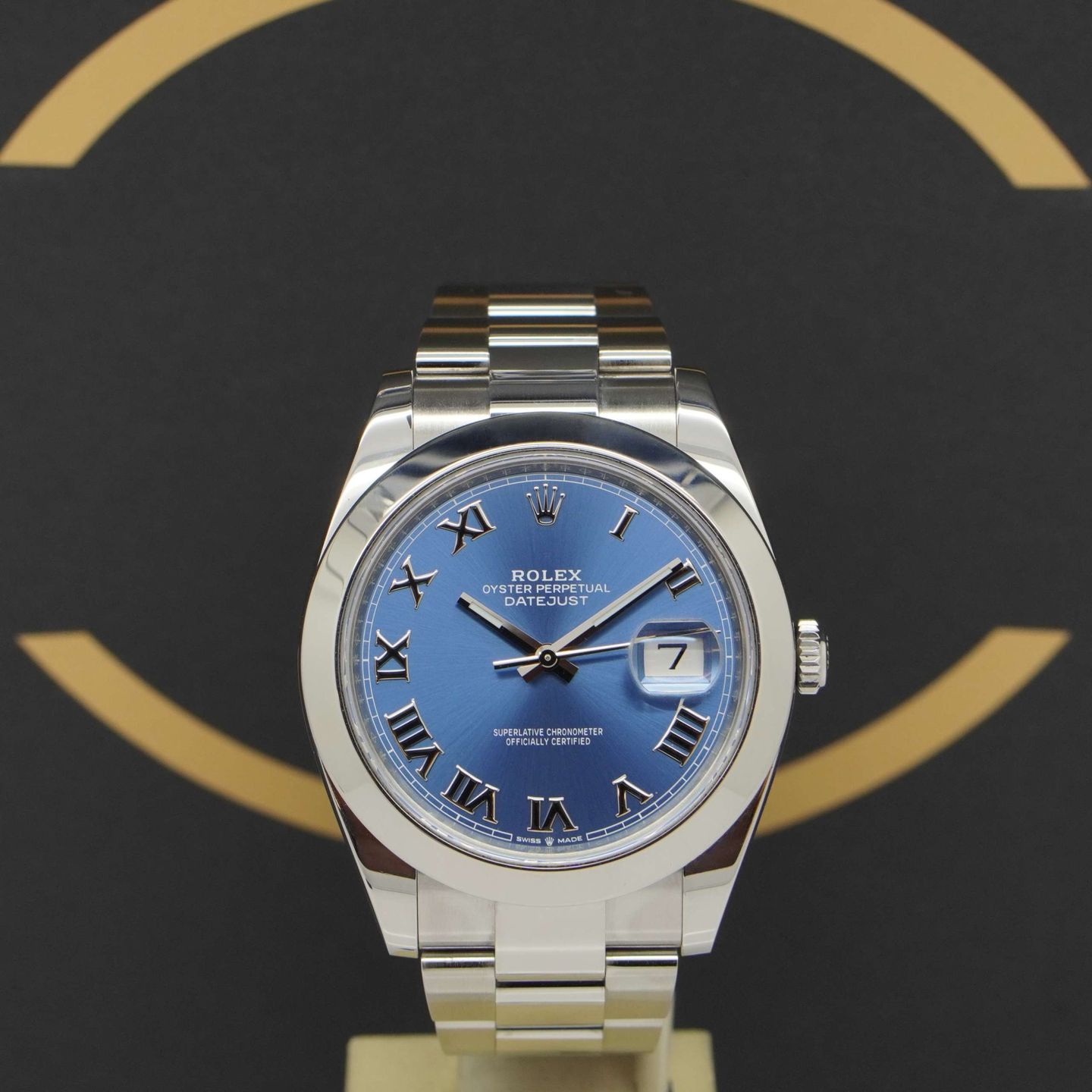 Rolex Datejust 41 126300 (2021) - Blauw wijzerplaat 41mm Staal (1/7)