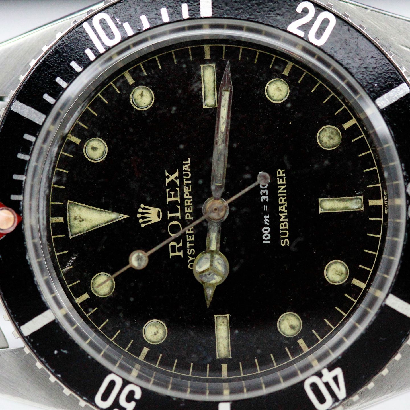 Rolex Submariner No Date 5508 (1958) - Black dial 37 mm Steel case (7/8)