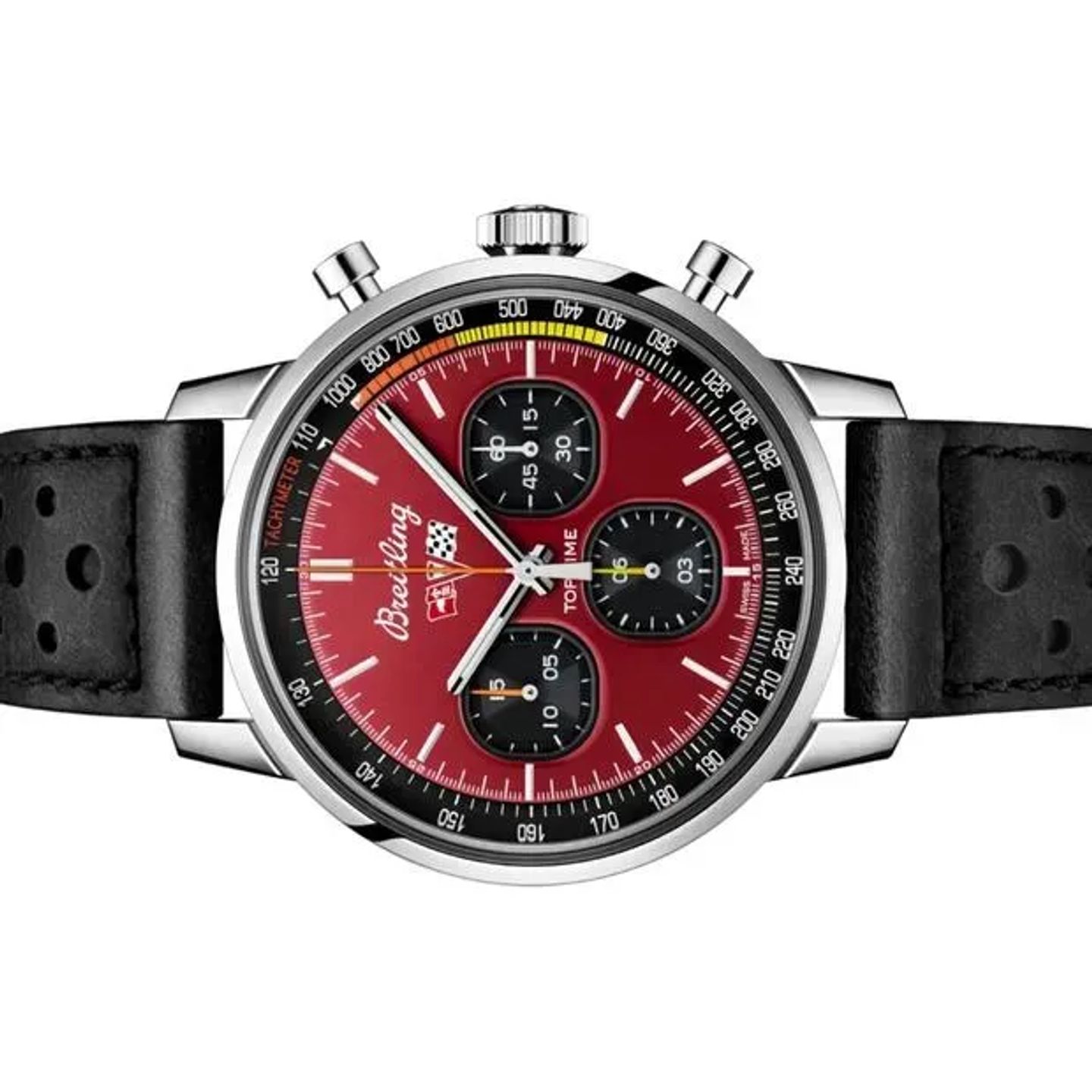 Breitling Top Time A25310241K1X1 (2025) - Rood wijzerplaat 42mm Staal (5/6)