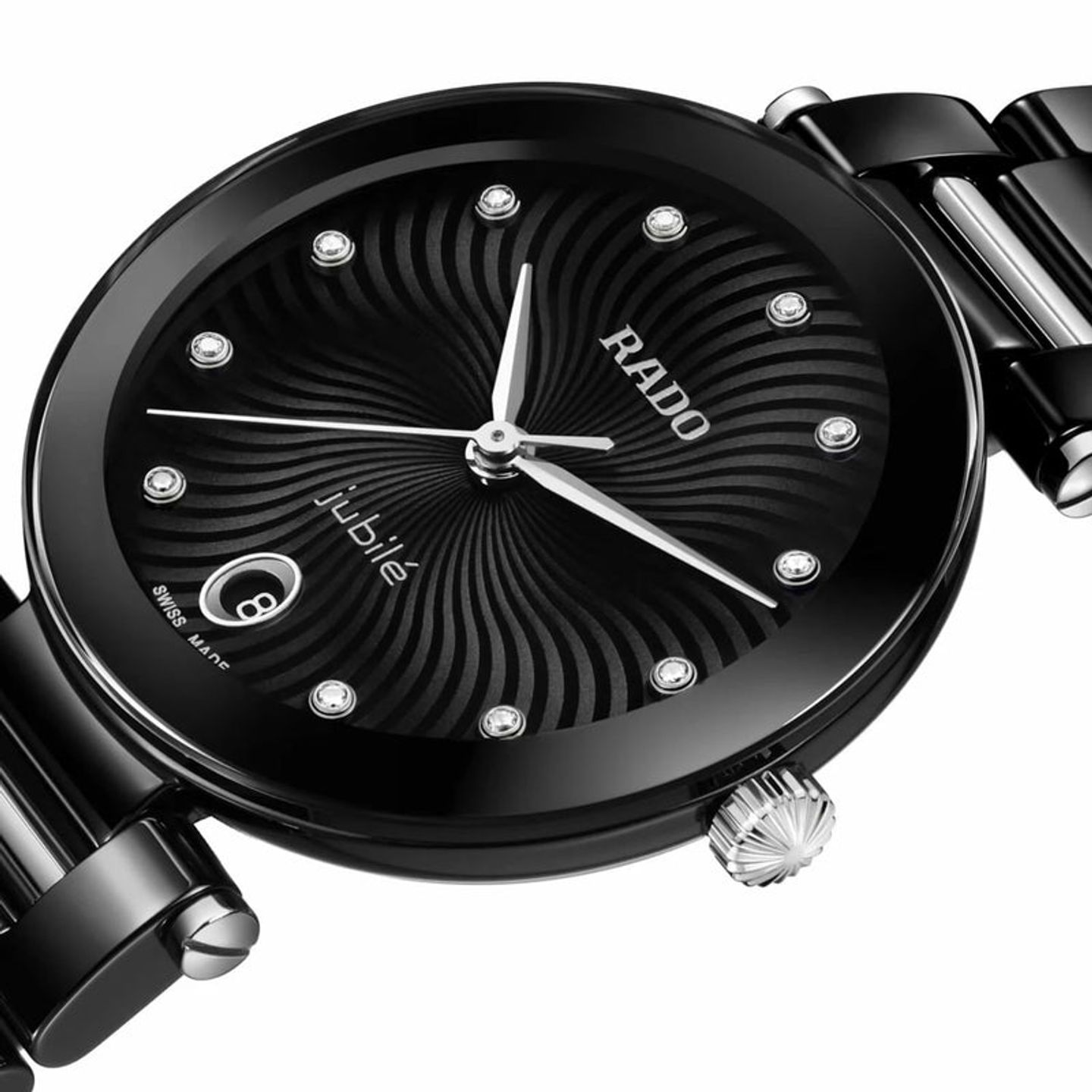 Rado Coupole R22243703 (2026) - Black dial 31 mm Ceramic case (5/5)