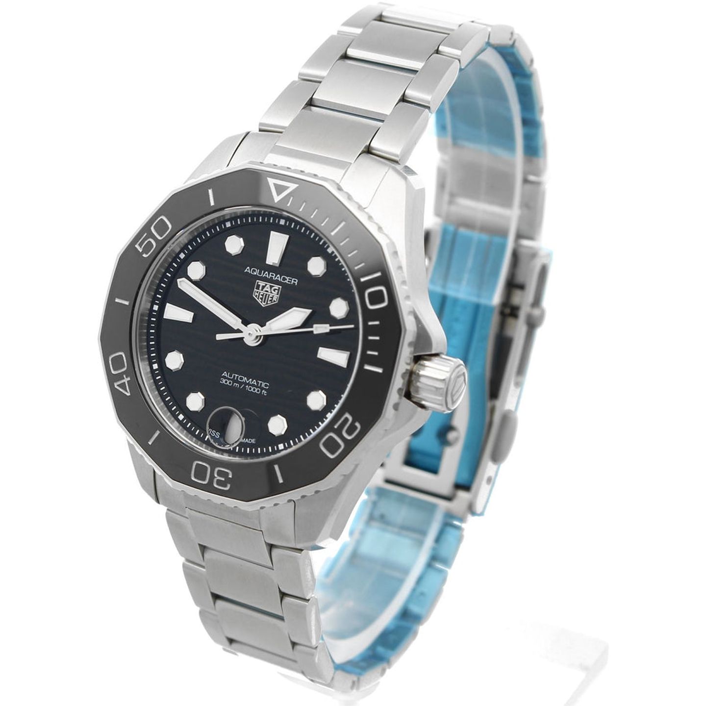 TAG Heuer Aquaracer Lady WBP231D.BA0626 (2024) - Black dial 36 mm Steel case (2/6)