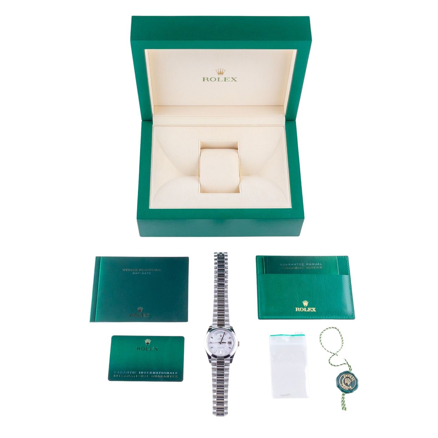 Rolex Day-Date 40 228206 (2021) - 40 mm Platinum case (8/8)
