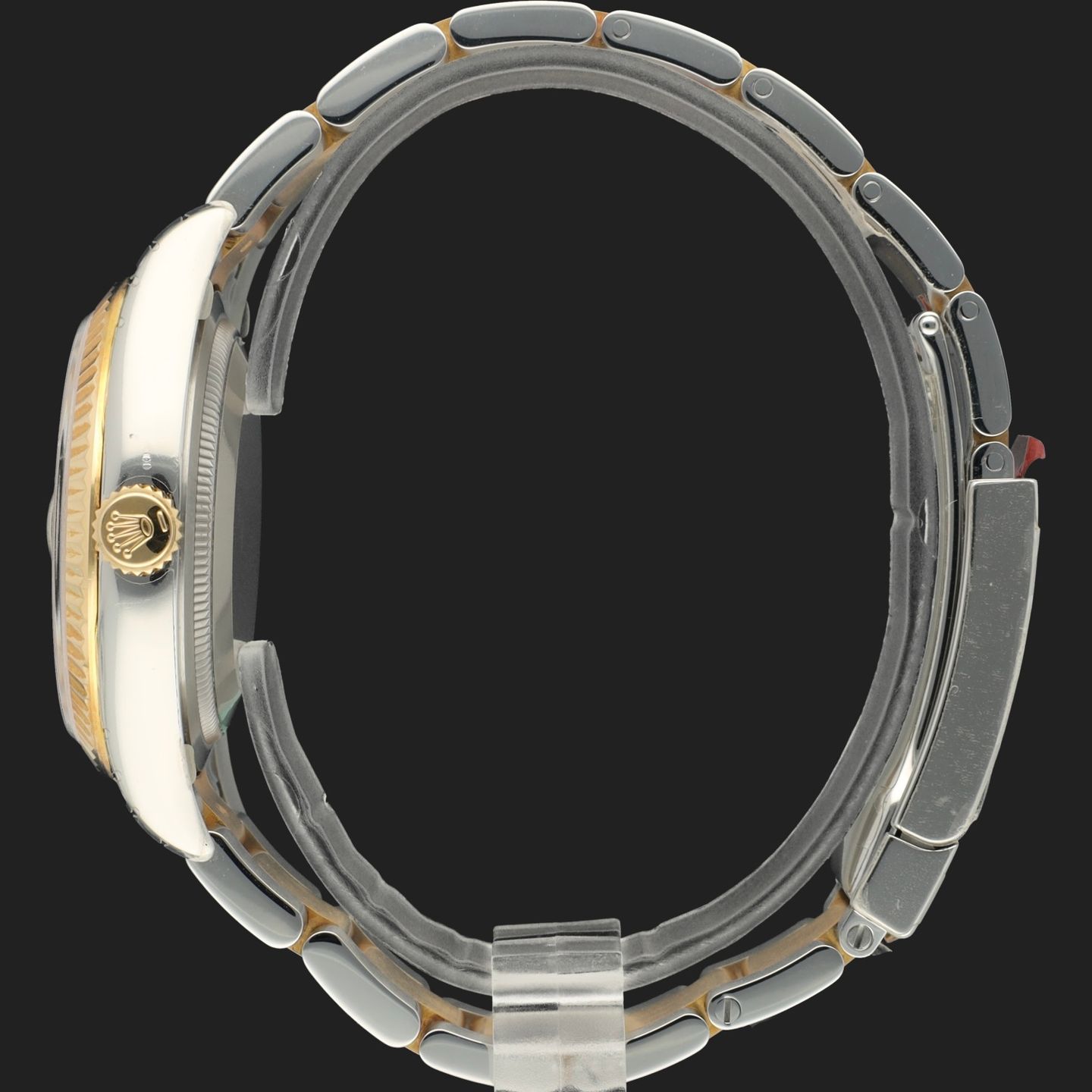 Rolex Datejust 36 116233 (2011) - Champagne dial 36 mm Gold/Steel case (7/8)